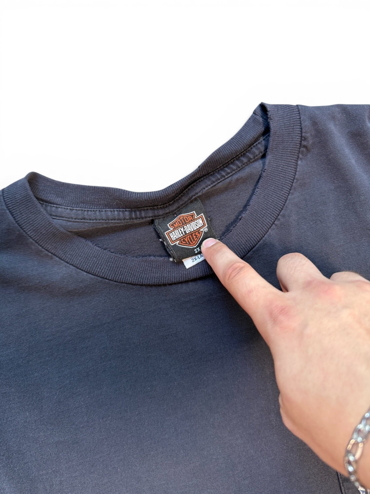 (XXL) 2009 Harley Davidson New Castle Long Sleeve