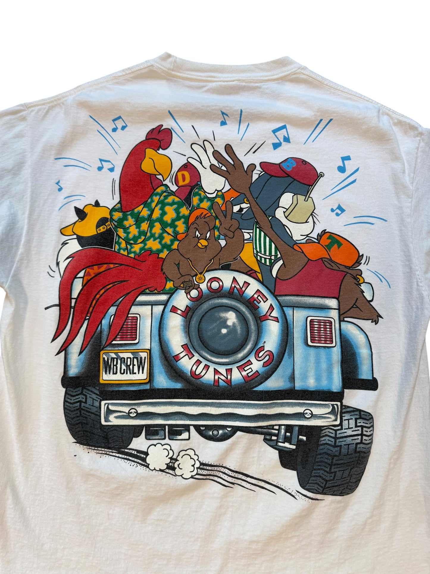 (XL) Vintage 1990s Looney Tunes Jeep Tshirt