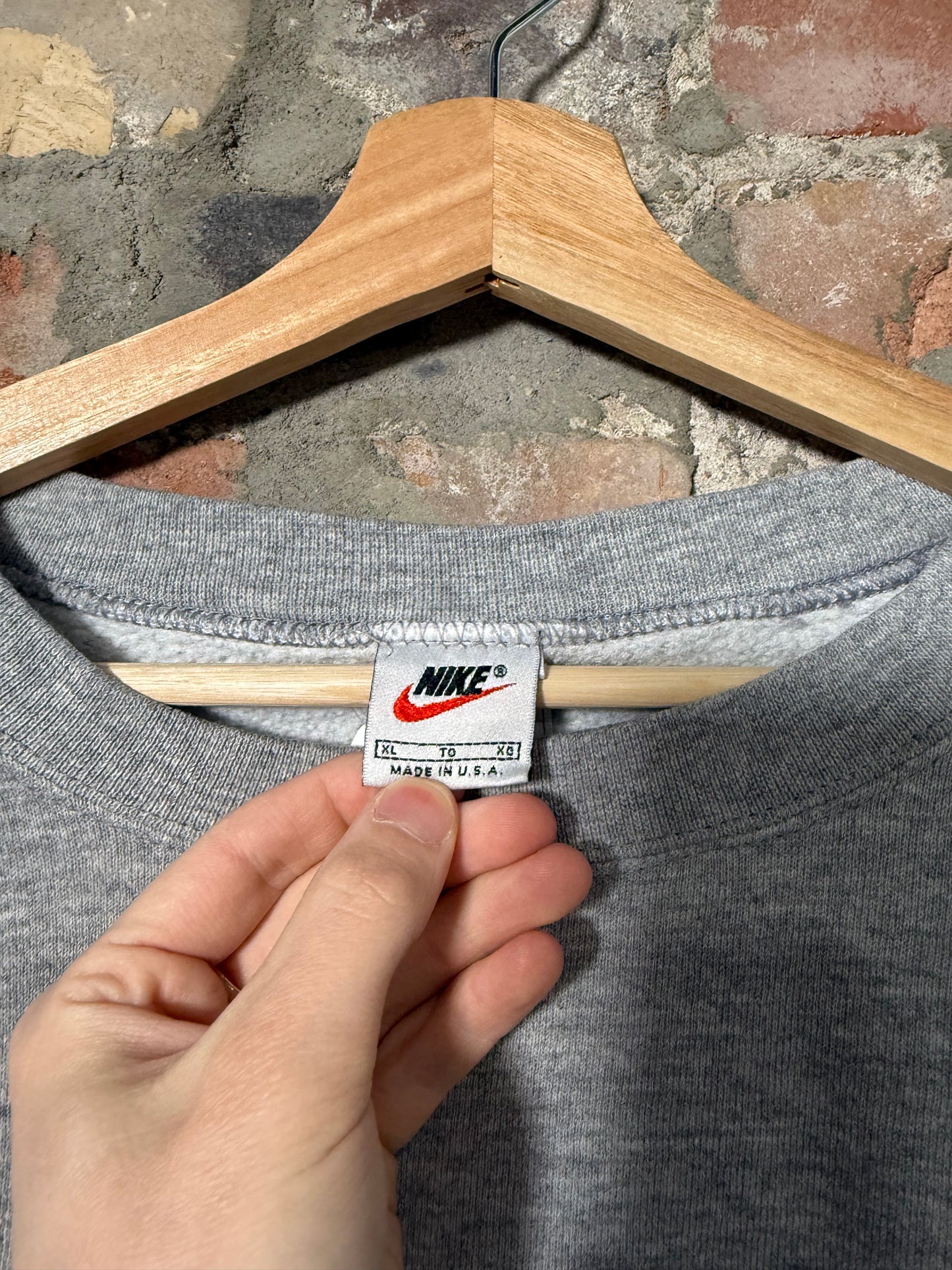 90s Nike Grey Crewneck Sz XL