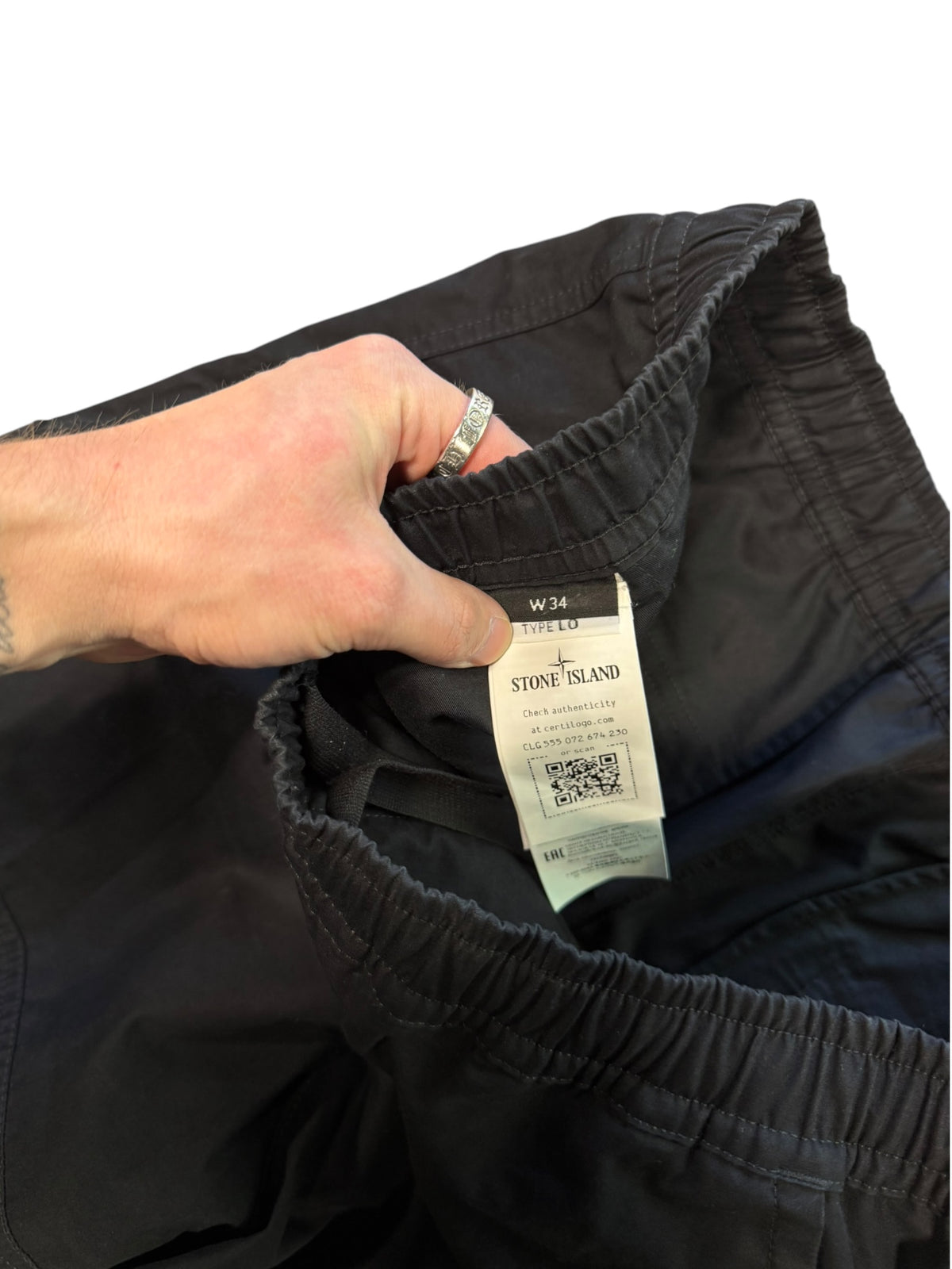 (34) Stone Island Shadow Project Cargo Pants
