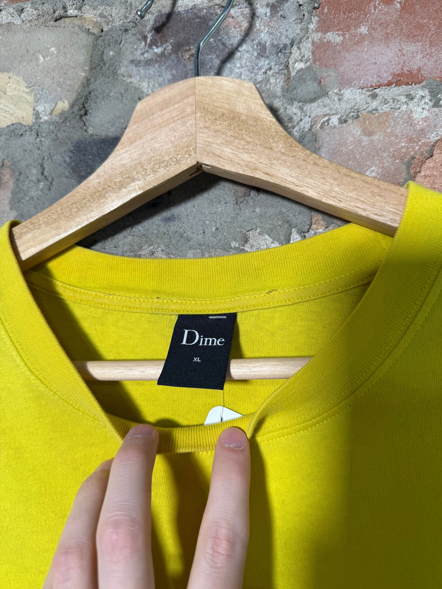 Yellow Dime OG Logo Sz XL