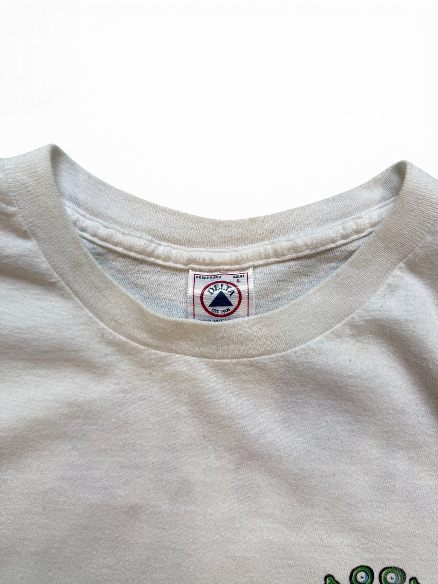 (L) Vintage 1998 Frog Satire Religious Joke Tshirt