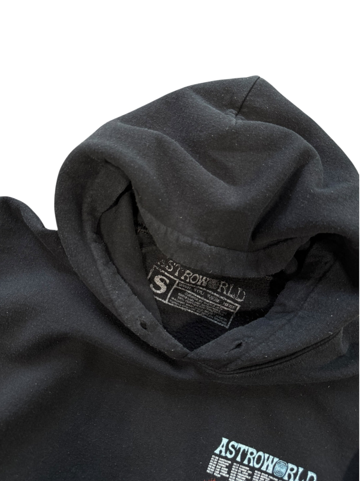 (S) 2019 Travis Scott Astroworld Black Hoodie