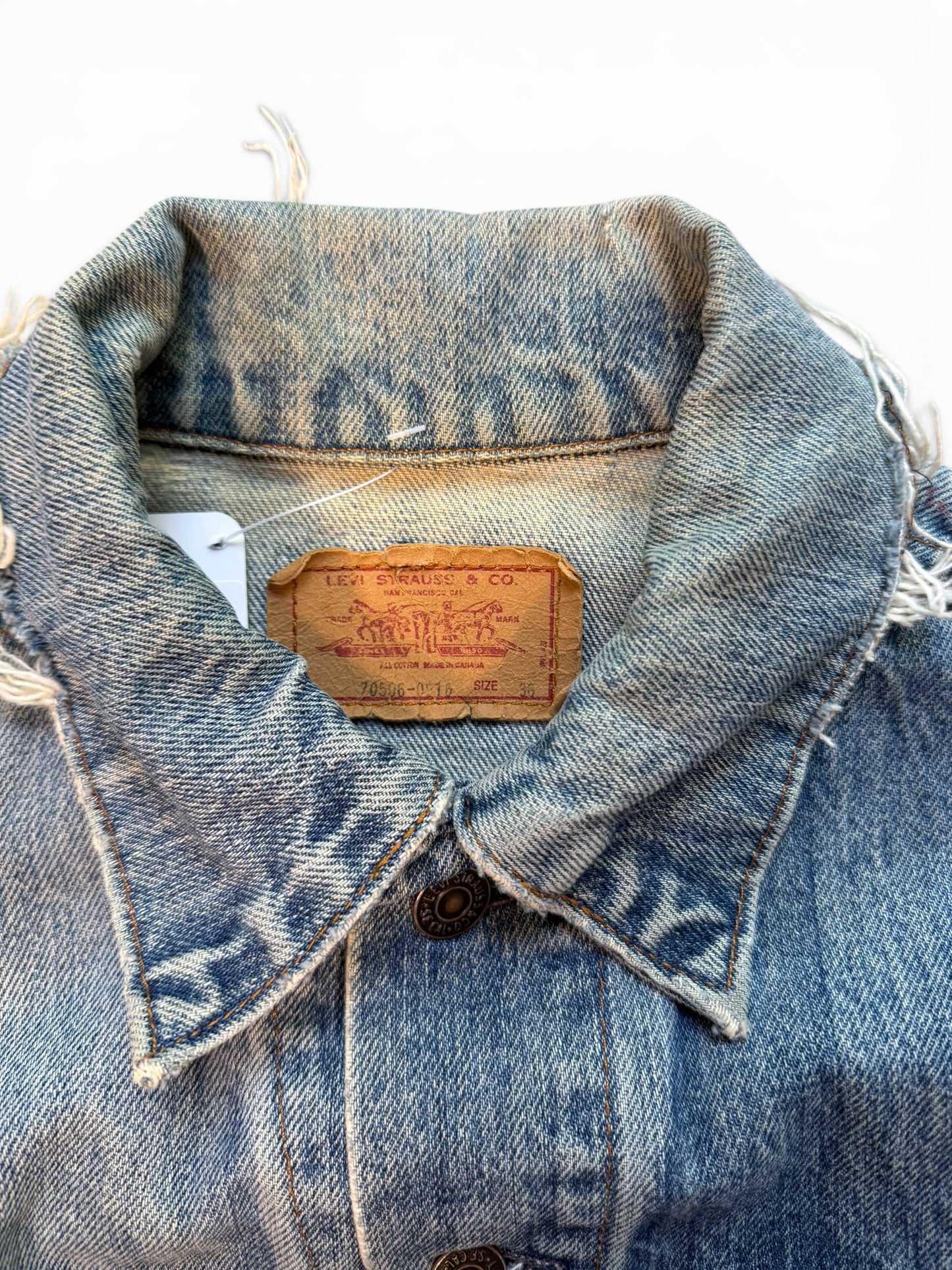 (M) Vintage Levi Strauss Distressed Denim Jacket