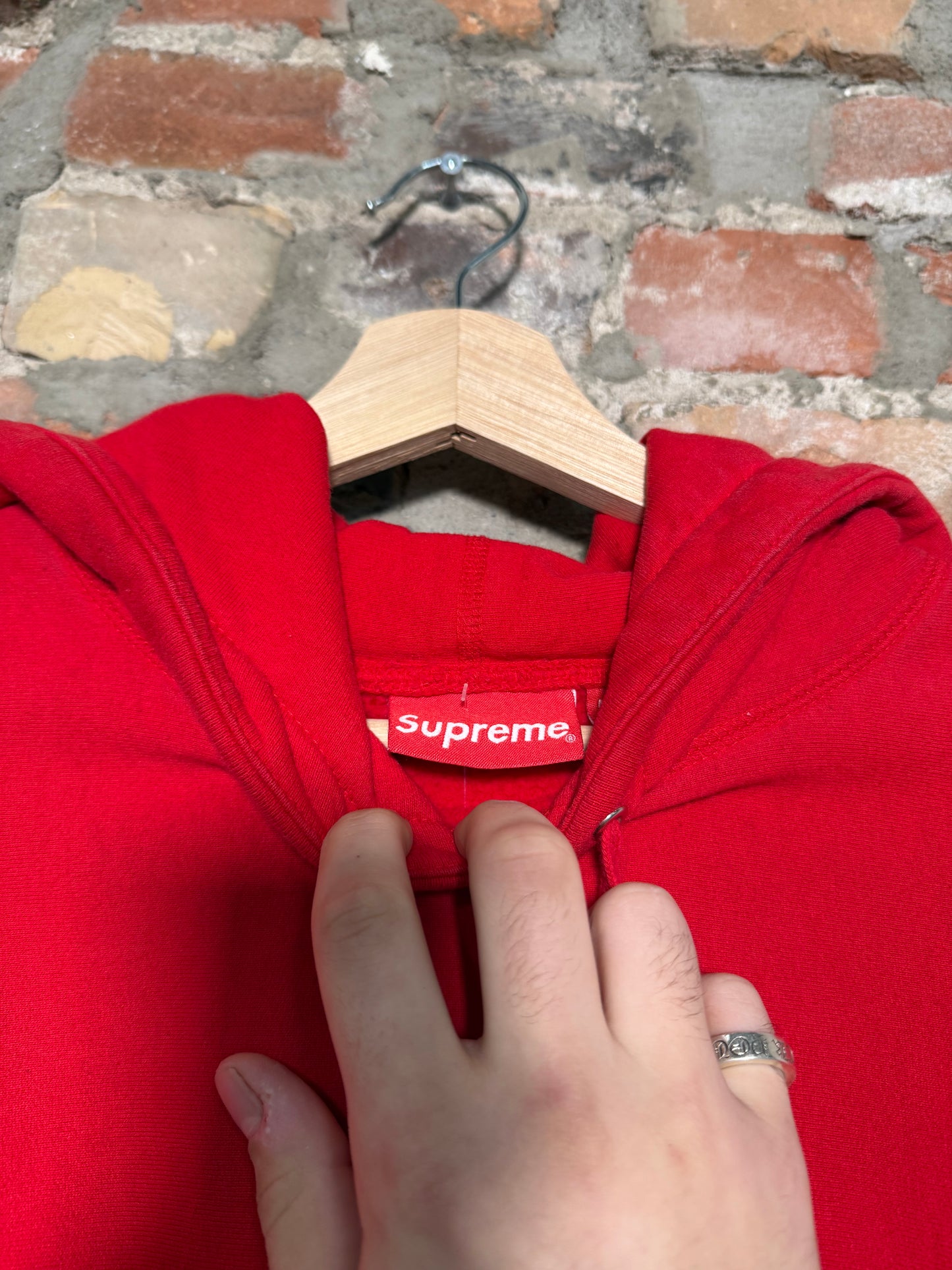 (M) Supreme DIGI Hoodie Red
