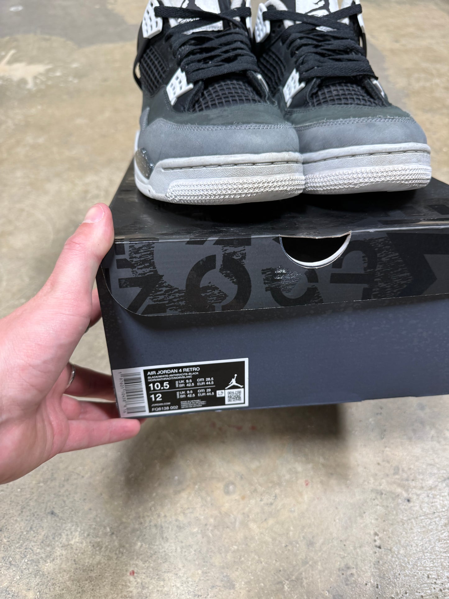 (10.5M) Jordan 4 Retro Fear 2024