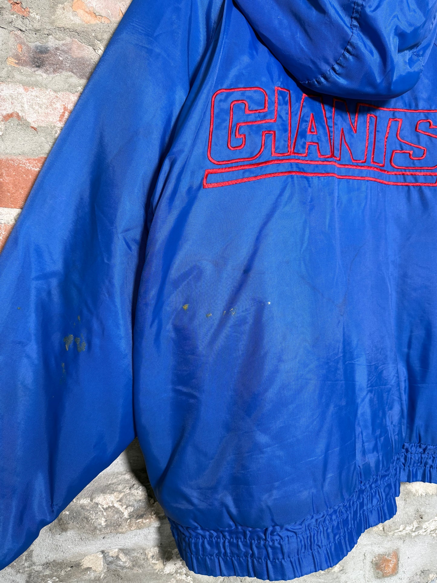 1990s New York Giants Zip-Up Fans Gear Jacket Sz Large
