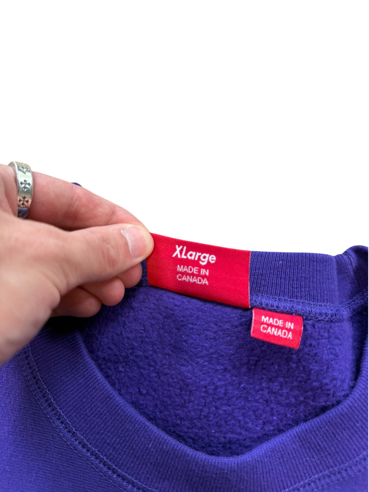 (XL) Supreme Cities Arc Purple Crewneck