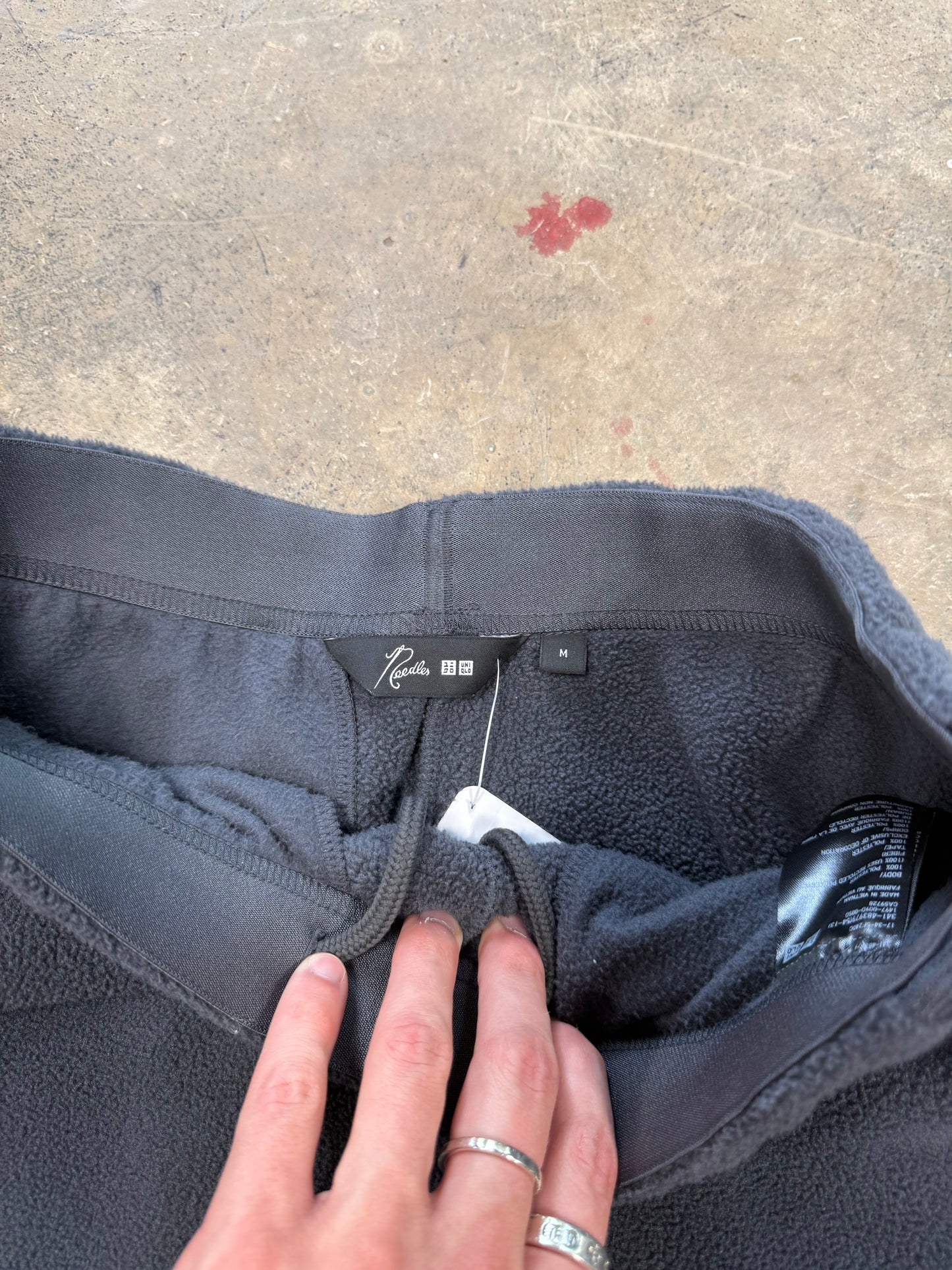 (M) Needles x UNIQLO Grey Fleece Track Pants