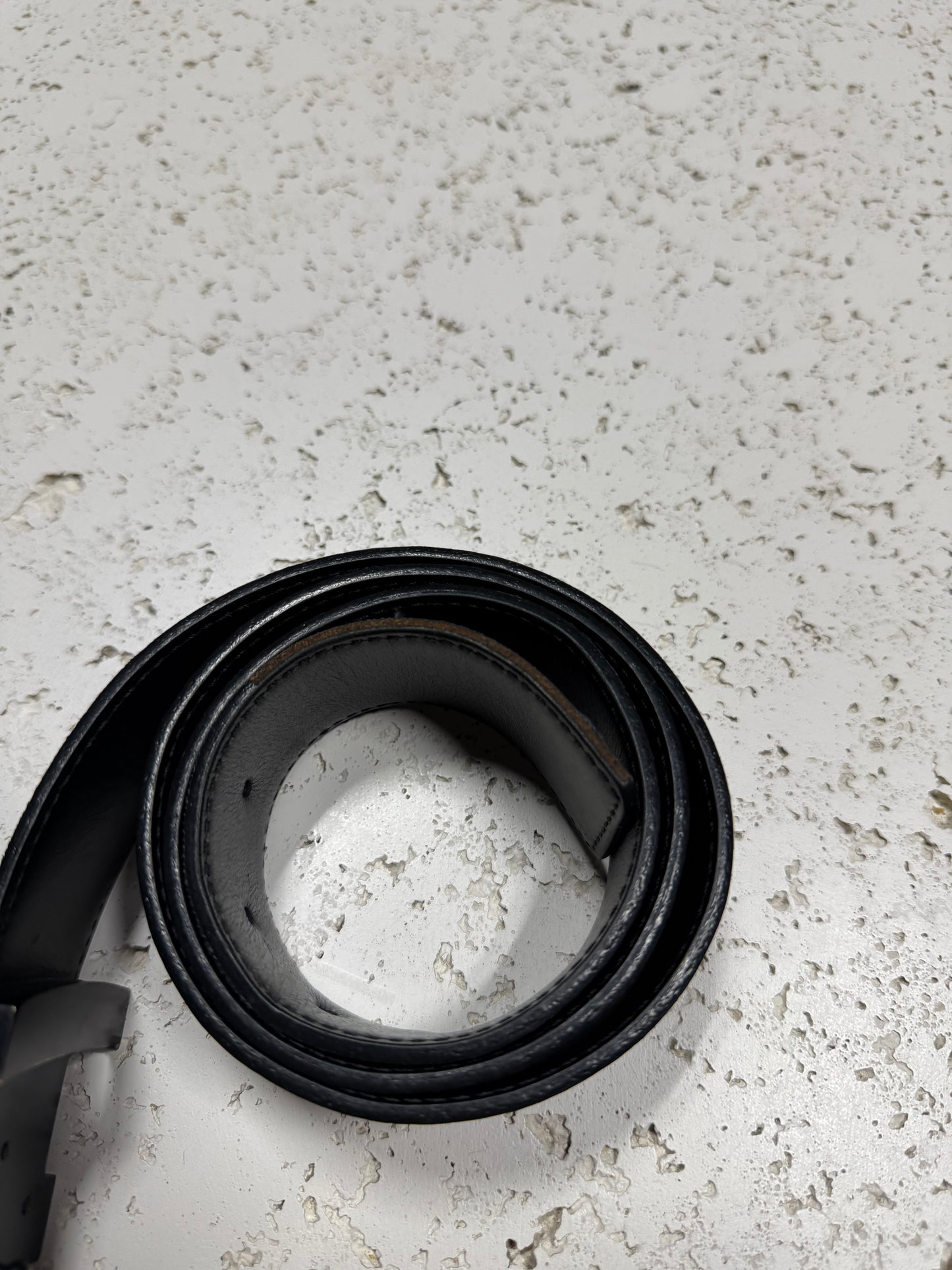 (34) Louis Vuitton Damier Graphite Canvas Belt