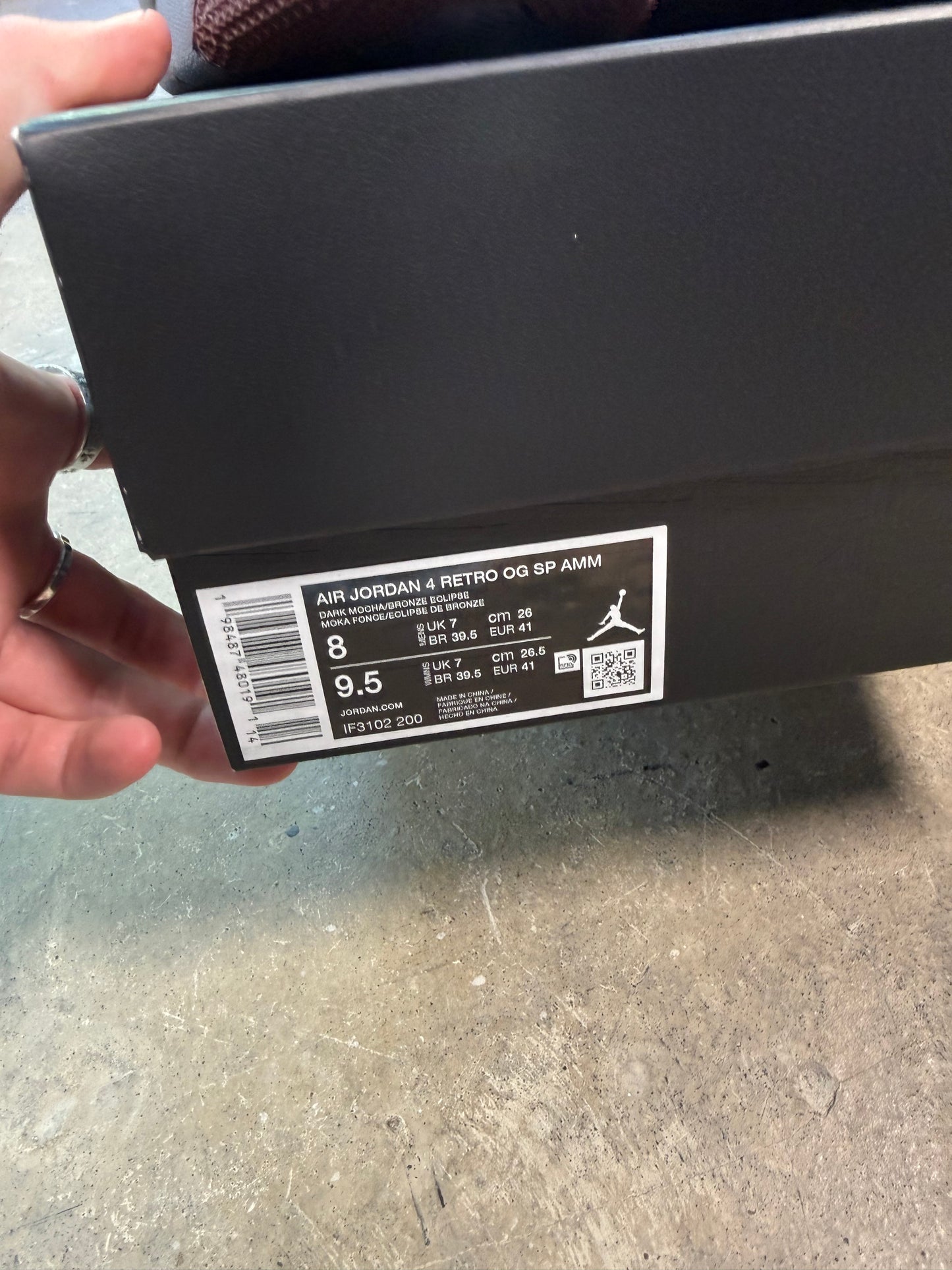 (8) Jordan 4 Retro OG SP AMM