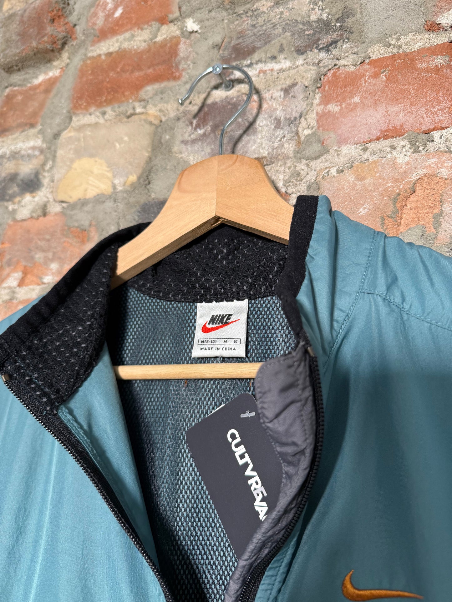 1990s Nike Zip-Up Windbreaker Sz Medium