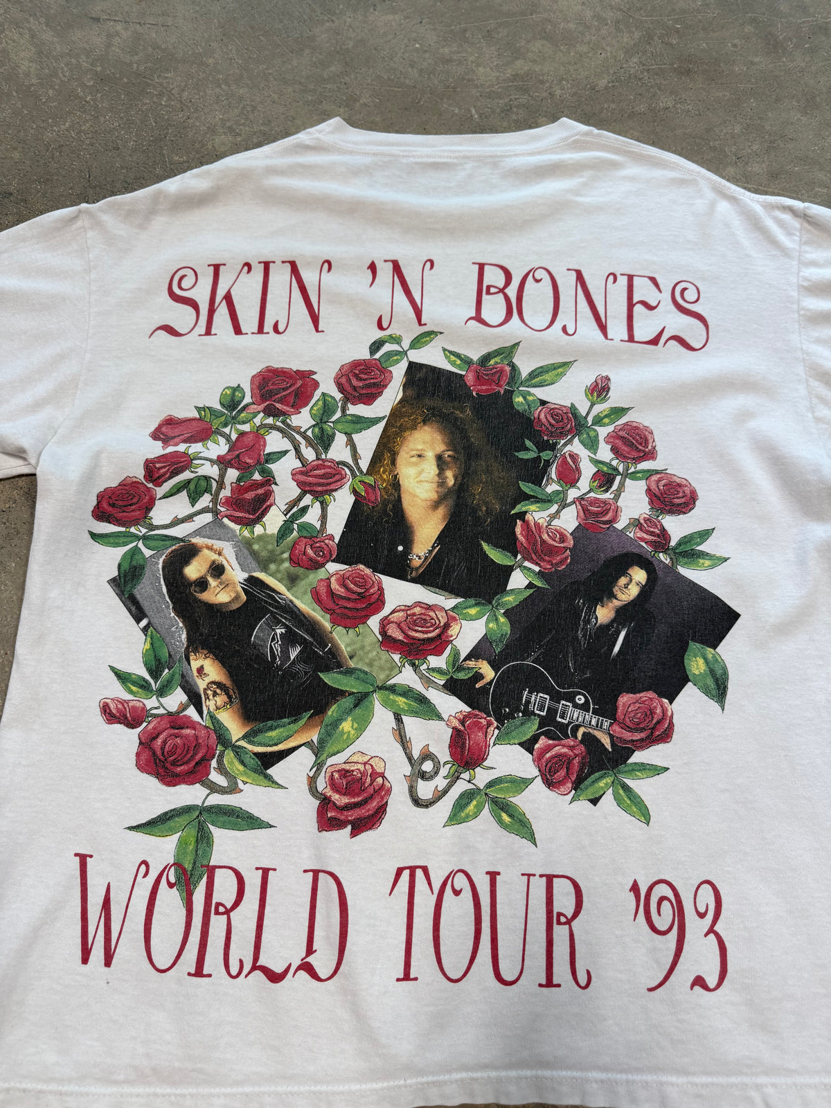 (XL) 1993 Guns N Rose Tour Band T-Shirt