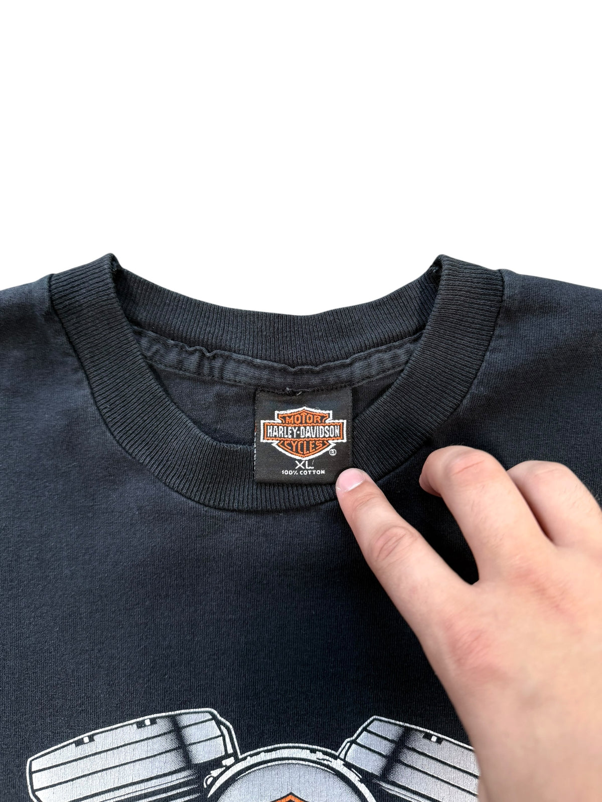(XL) Vintage 1996 Harley Davidson Engine And Eagle Tshirt