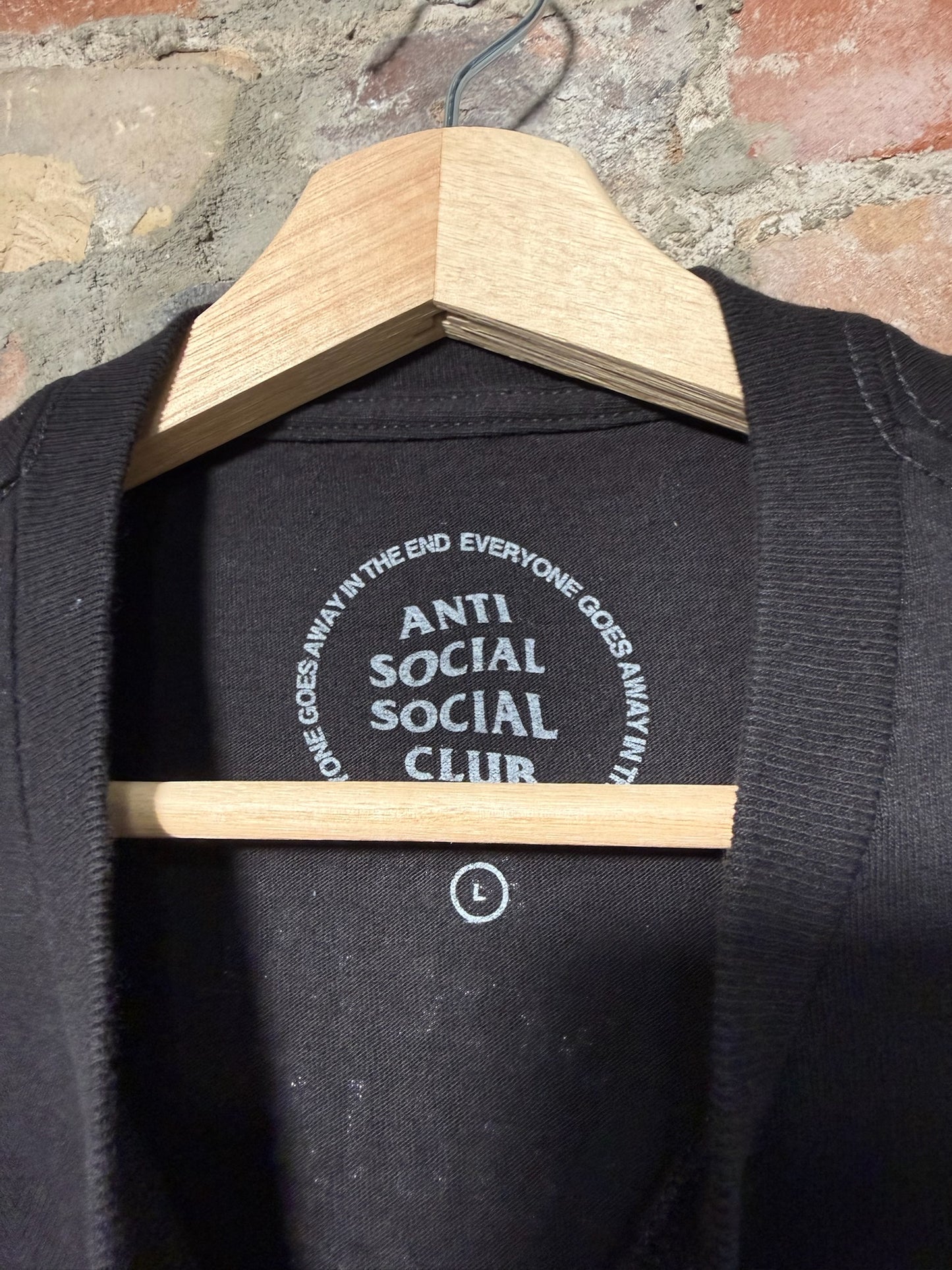 (L) Anti Social Social Club x Fragment
Black Interference Tee