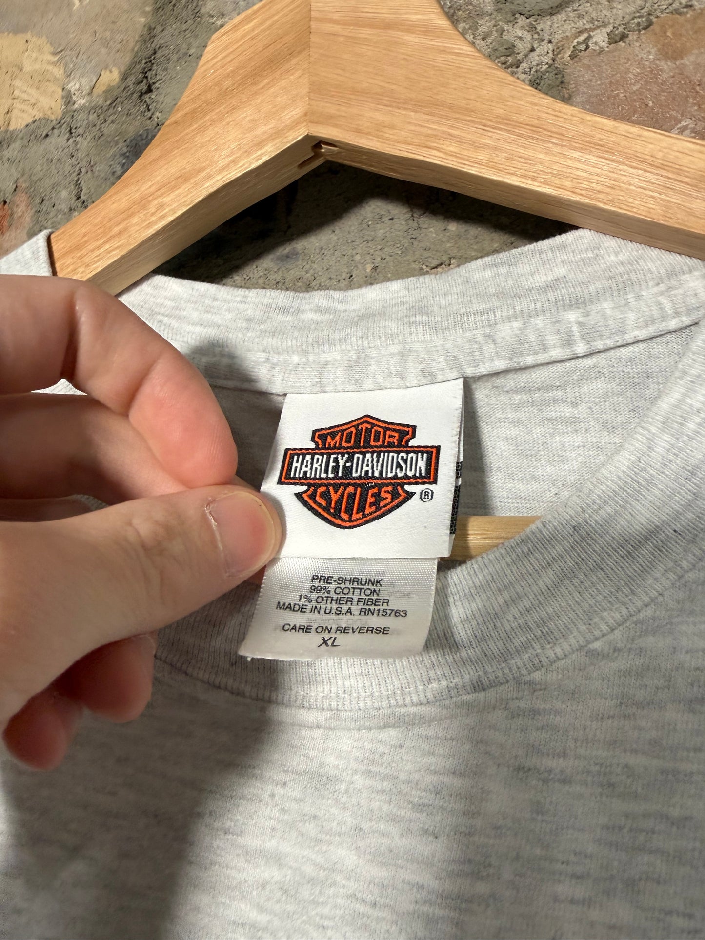 (XL) 2003 Harley Davidson “For Fun”Grey tee