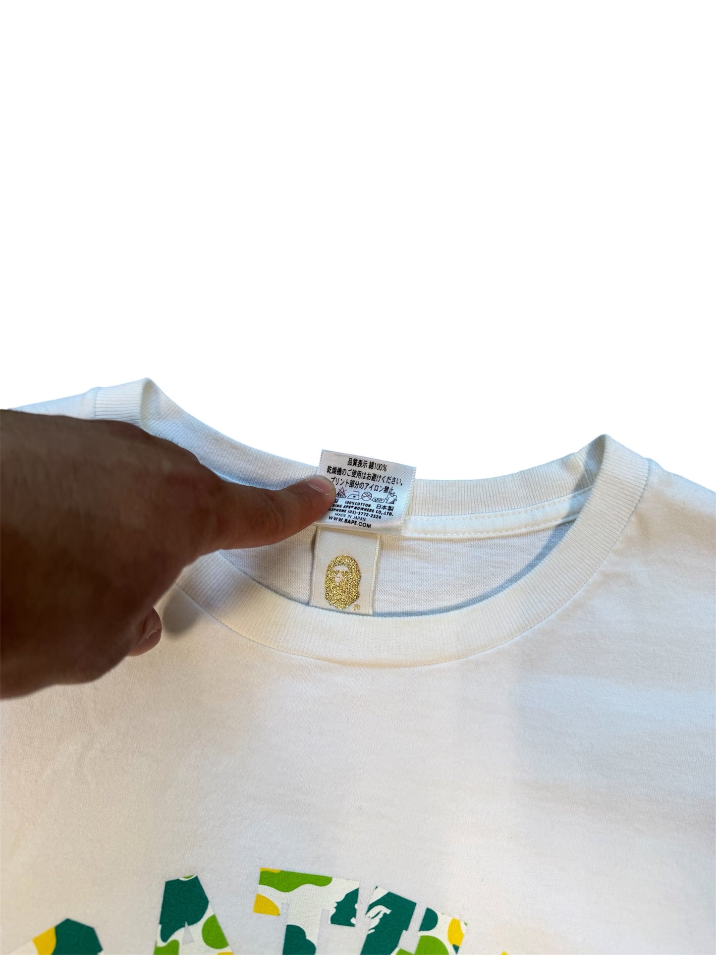 (XL) Bape Multi Camo College Tee