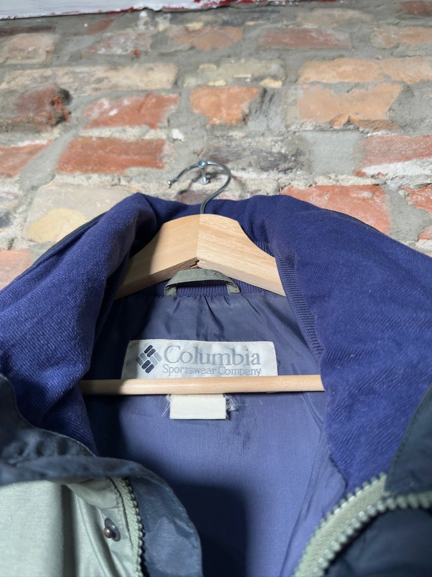 Vtg Columbia Skiing Jacket Sage Sz L