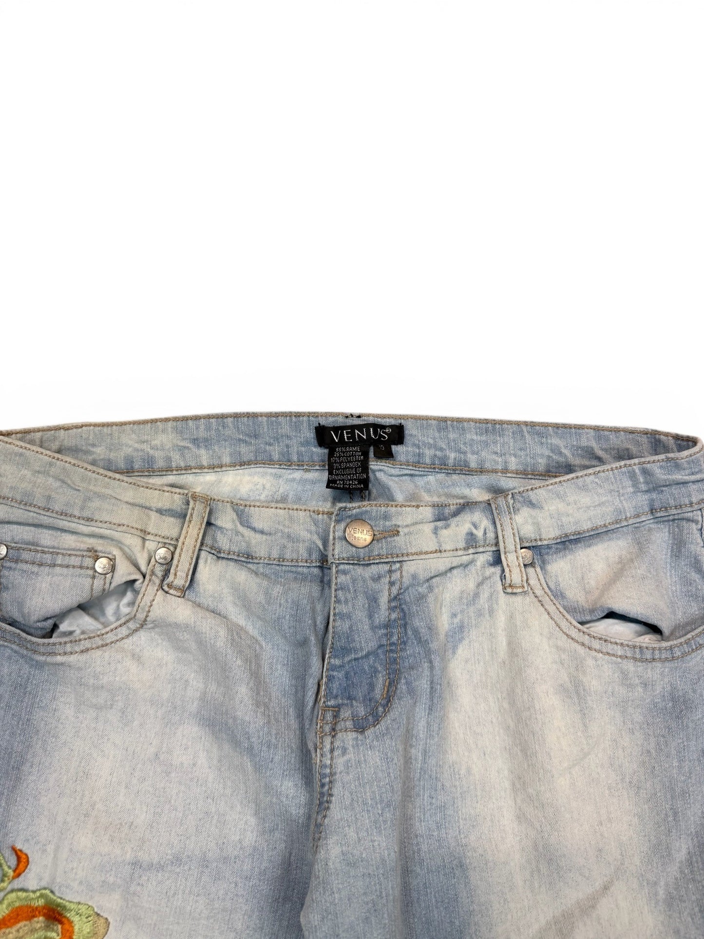 (32W) Y2K Dragon Emroidered Jeans