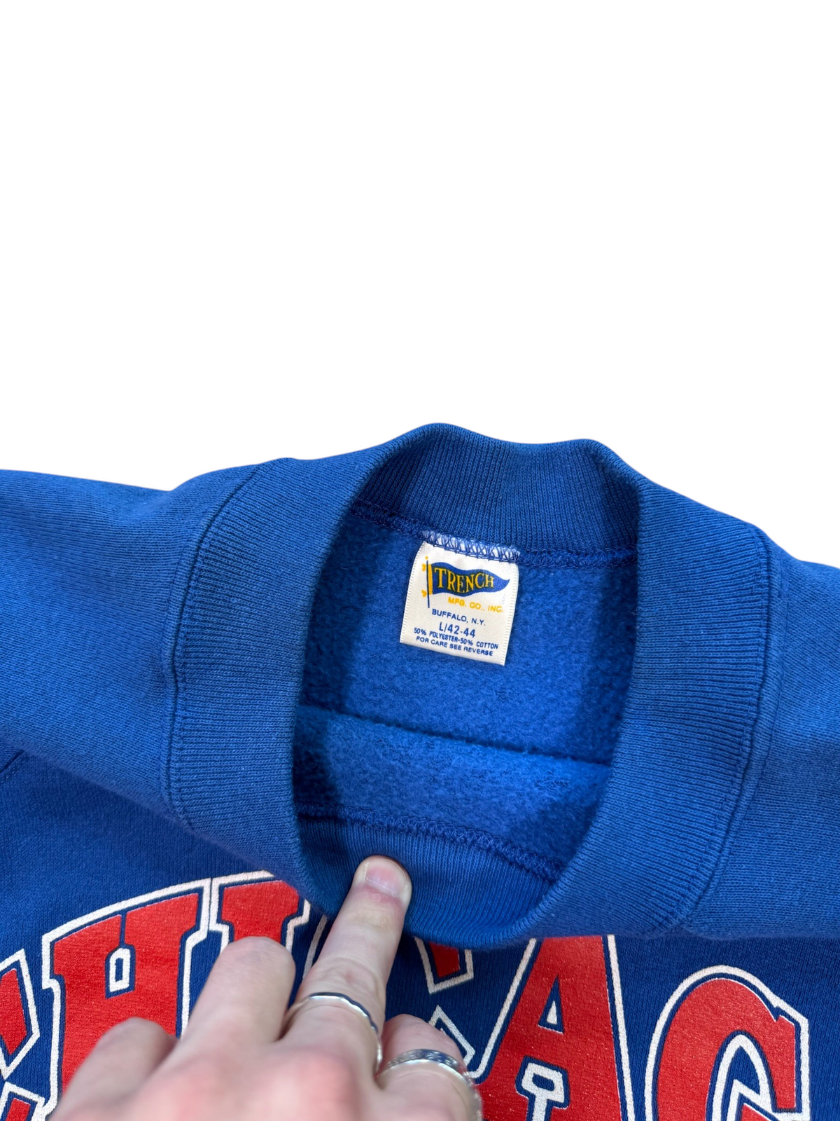 (L) Vintage 1989 Chicago Cubs Champs Sweatshirt