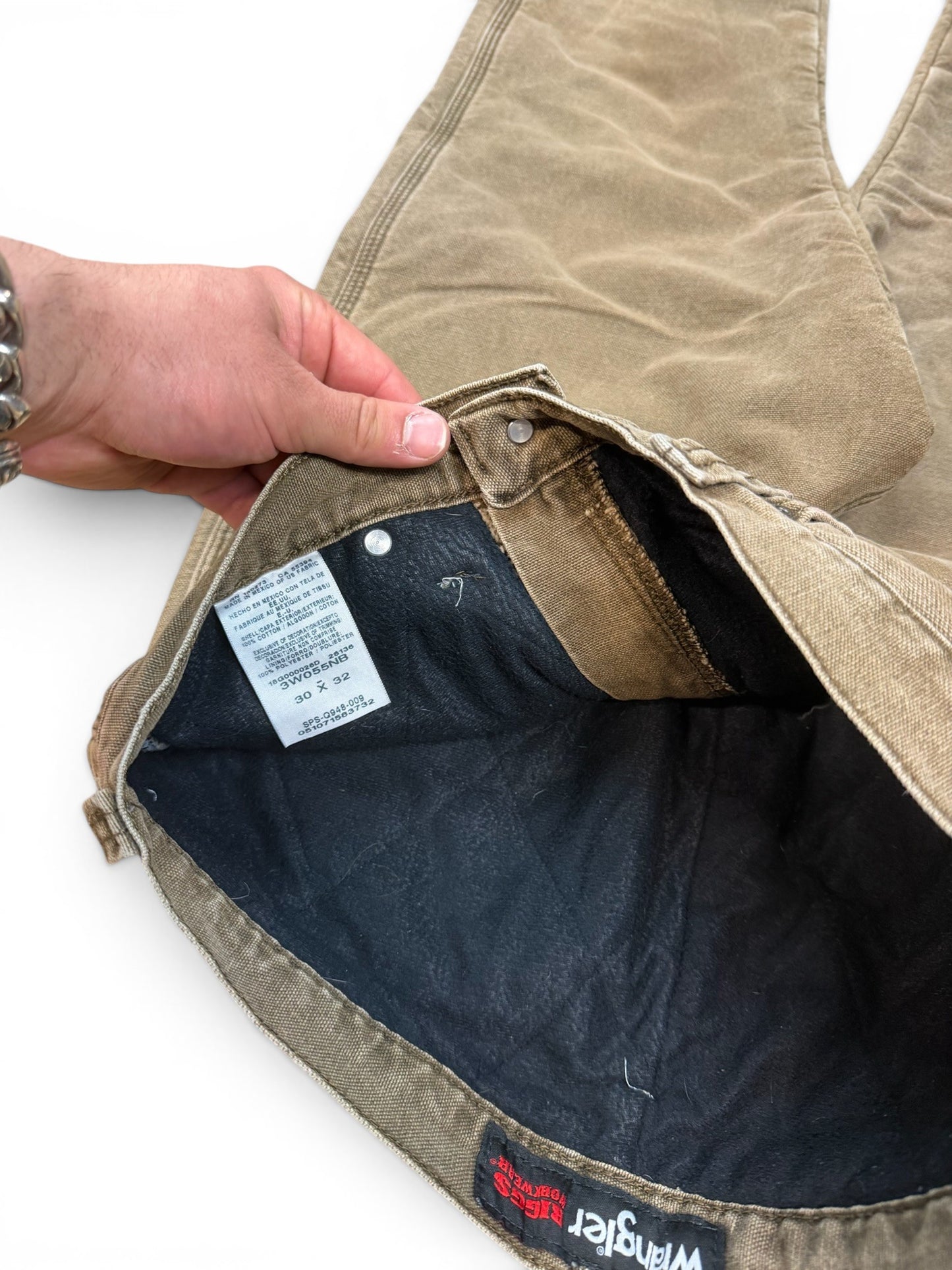 (30") Vtg Wrangler Riggs Lined Work Pants