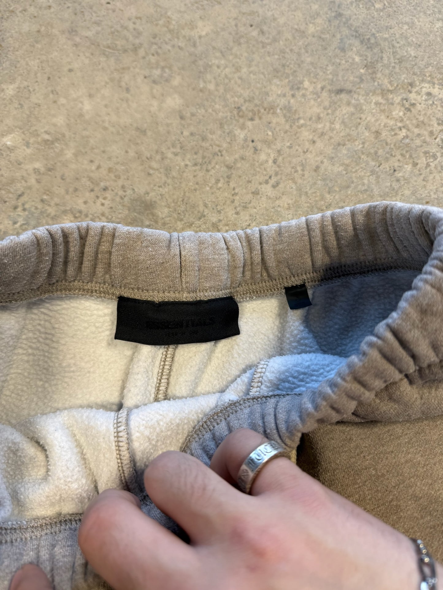(S) FOG Essentials Taupe Shorts