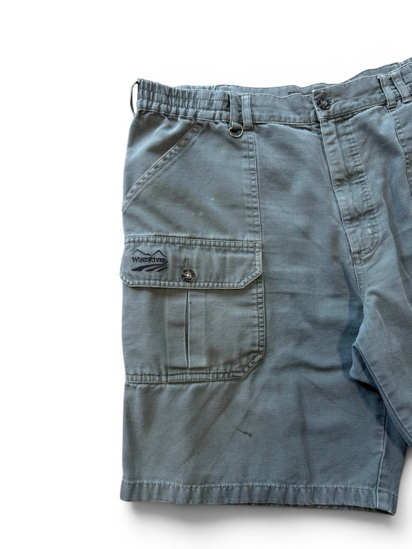 (36W) Vtg Windriver Cargo Shorts Green