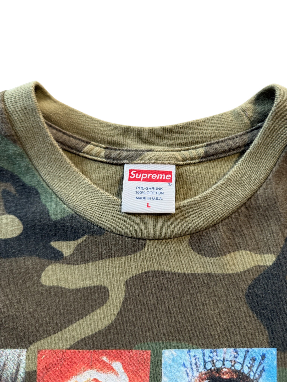 (L) Supreme Original Sin Camo Tee