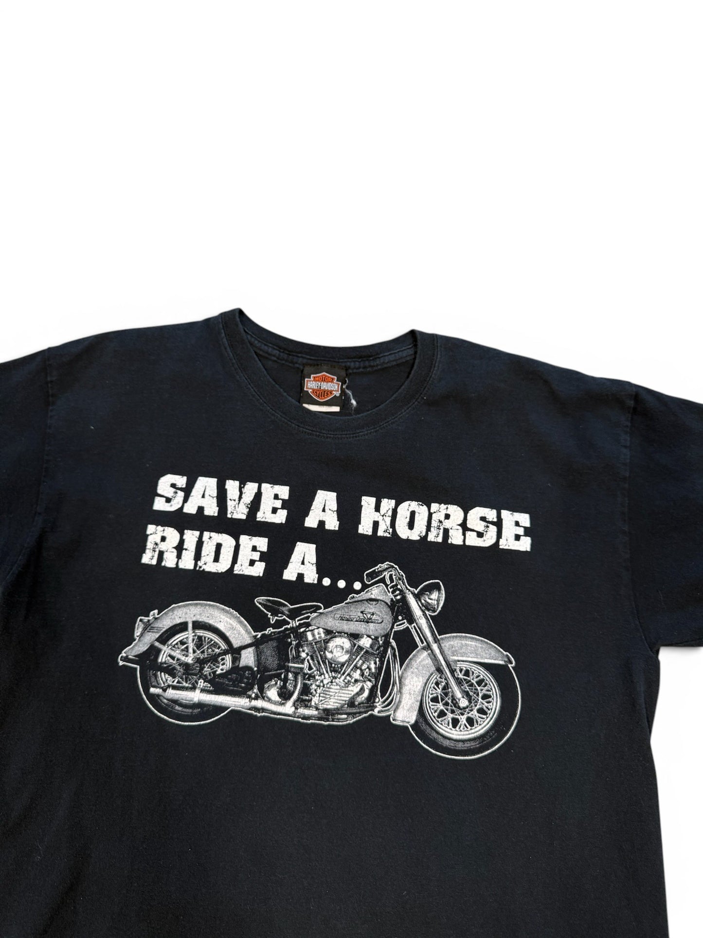 (L) Vintage 2008 Harley Davidson Save A Horse T-Shirt