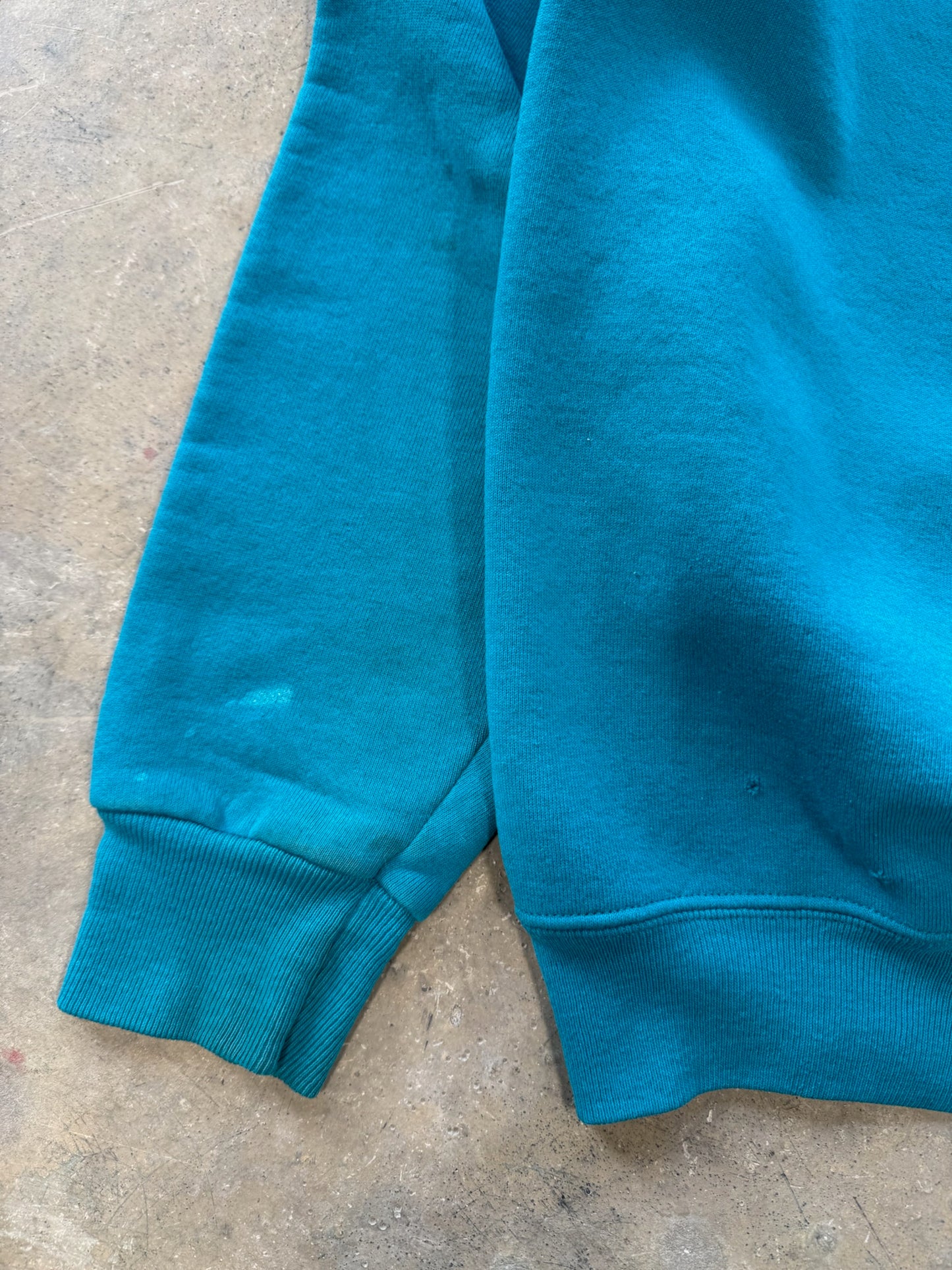 (XL) Vtg Lee Heavyweight Teal Blank Crewneck
