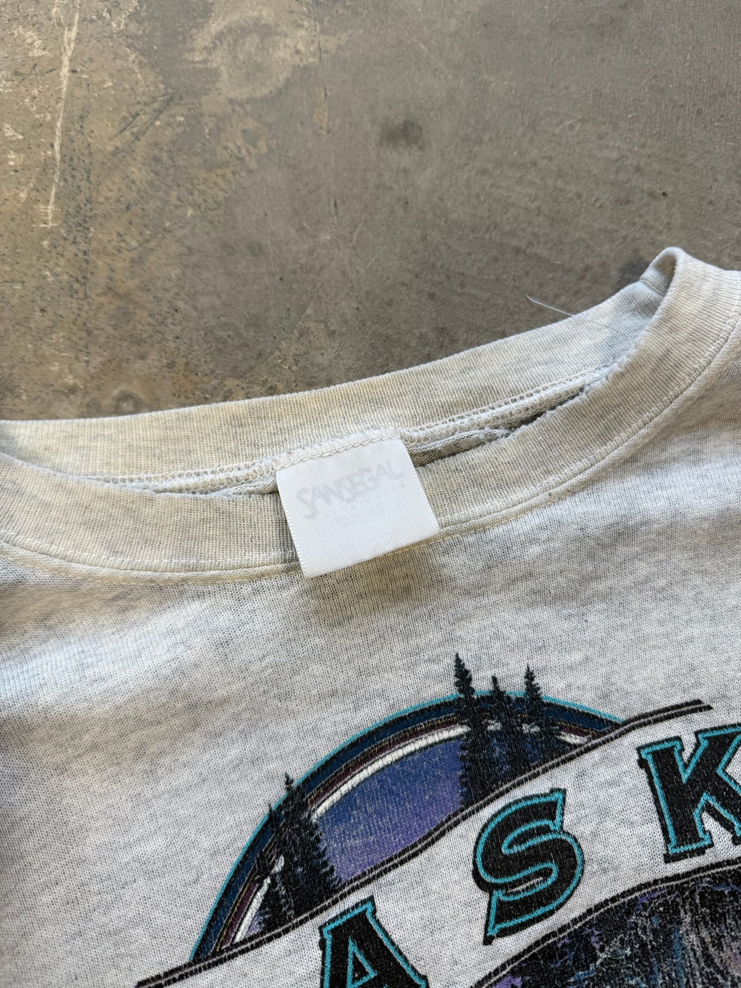 (L) 90s Alaska Wrangell Art Crewneck