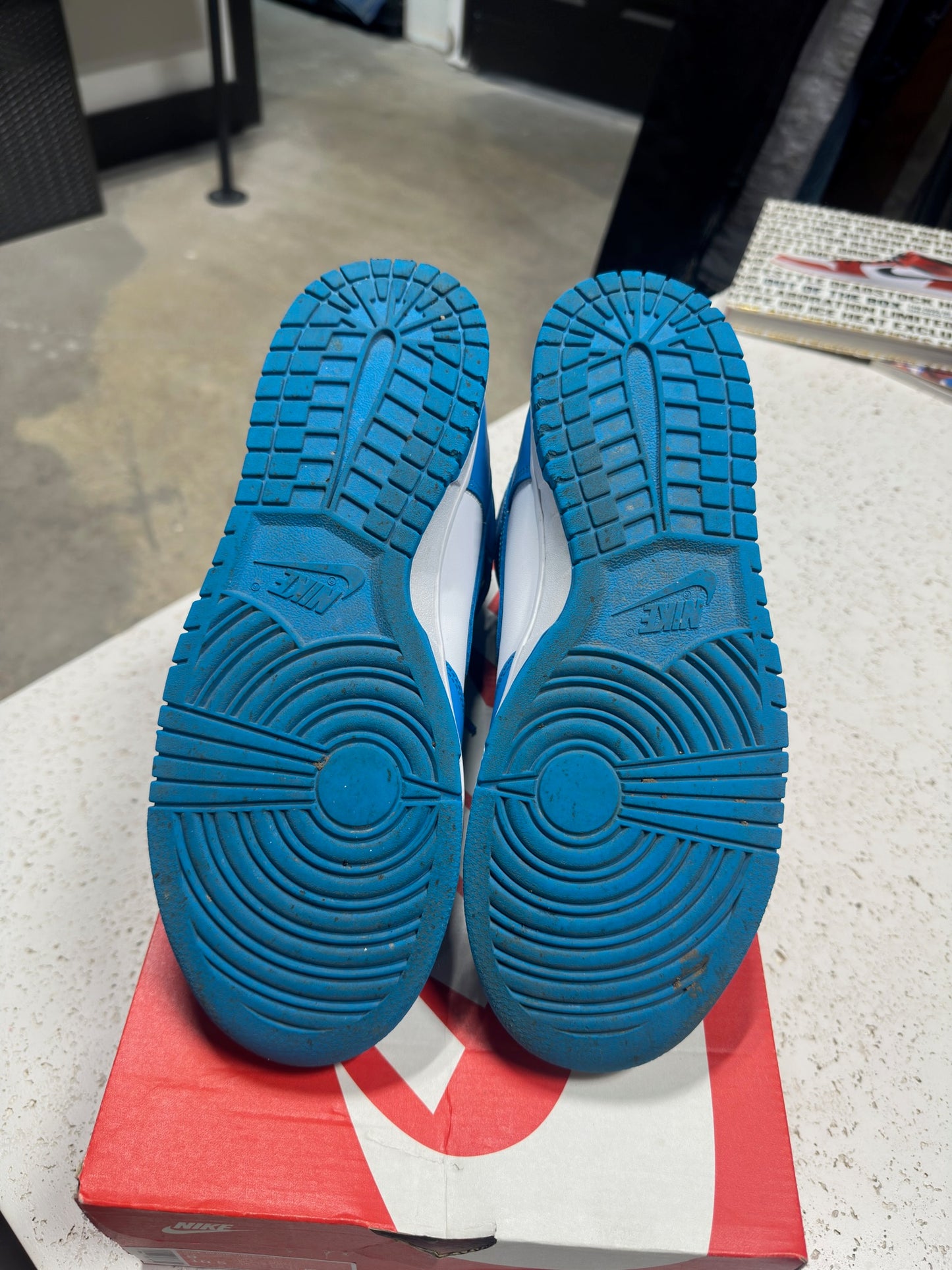 Nike Dunk High Laser Blue Sz 9