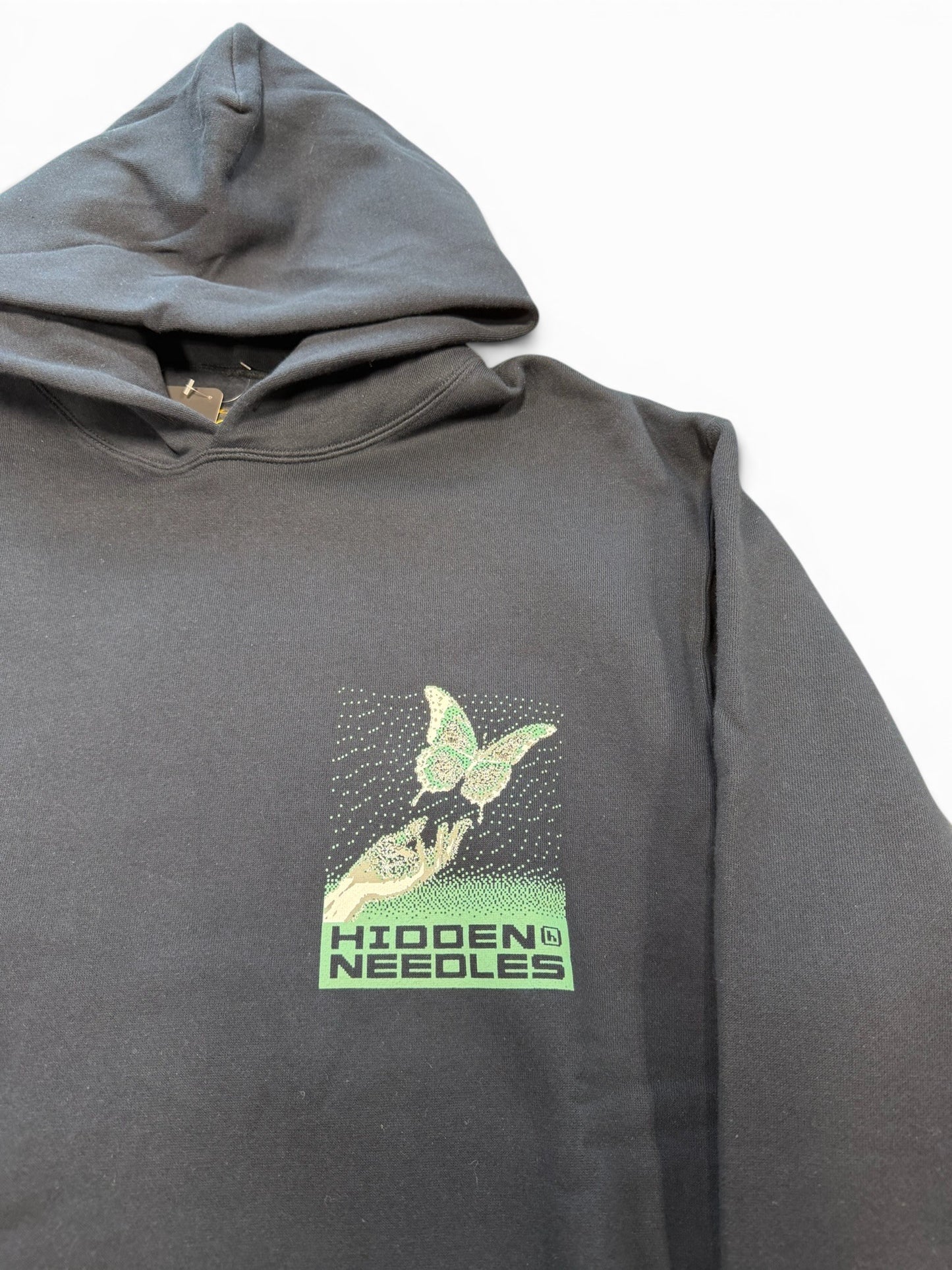 (L) Hidden NY x Needles Pixel Butterfly Hoodie FW24