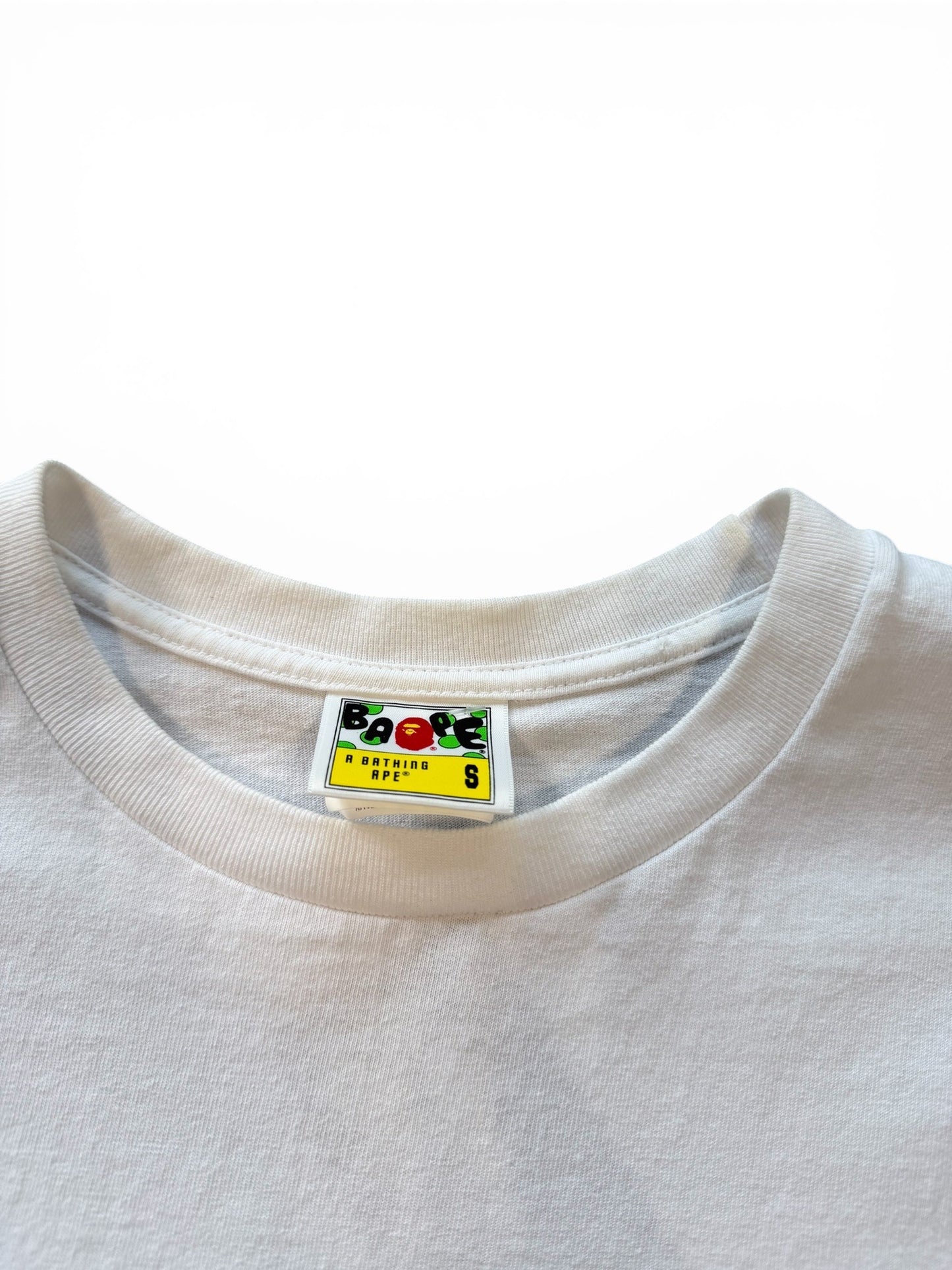 (S) Bape Side Logo White T-Shirt