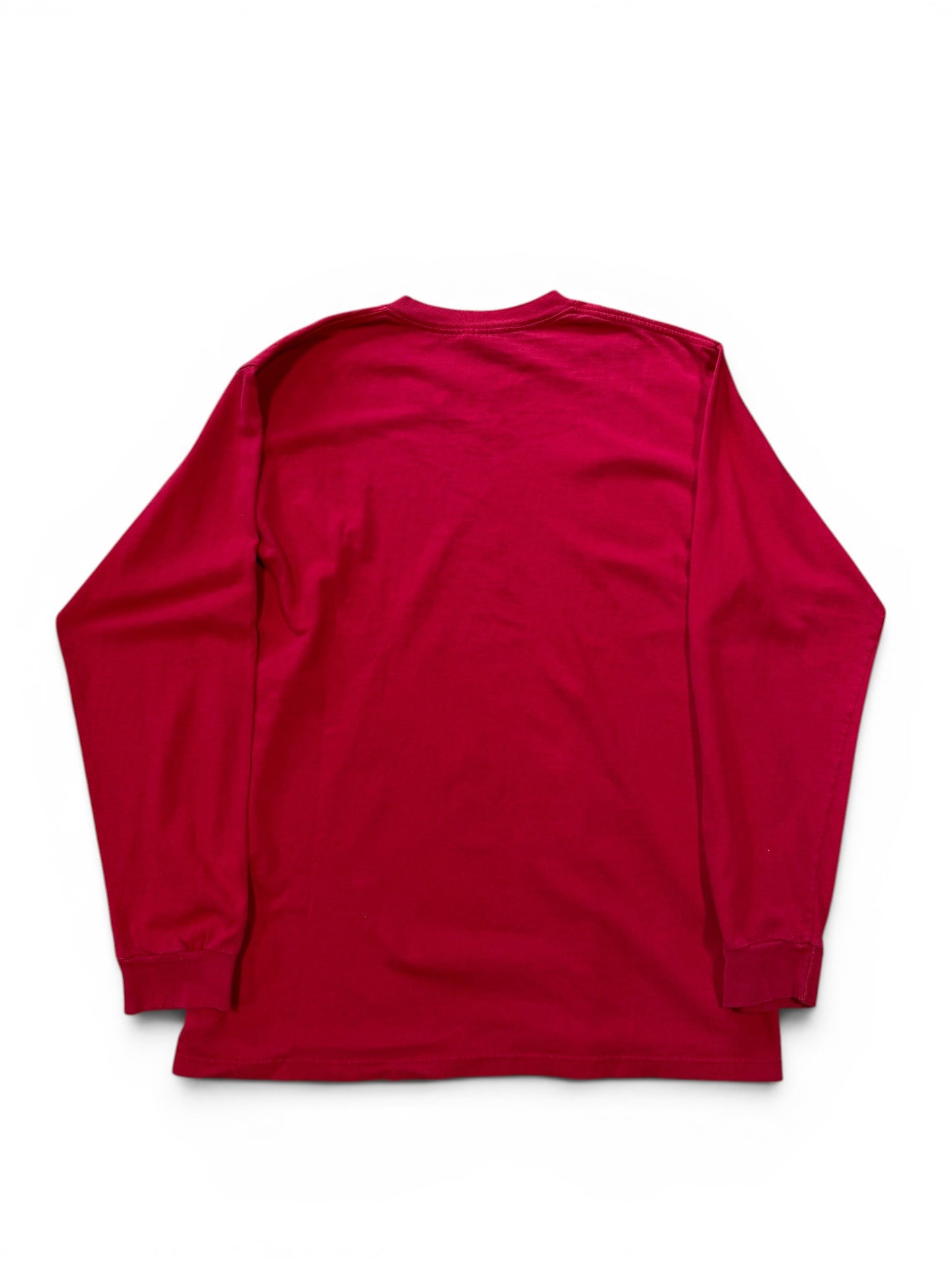 (M) 90s Nike Embroidered Red Longsleeve Shirt
