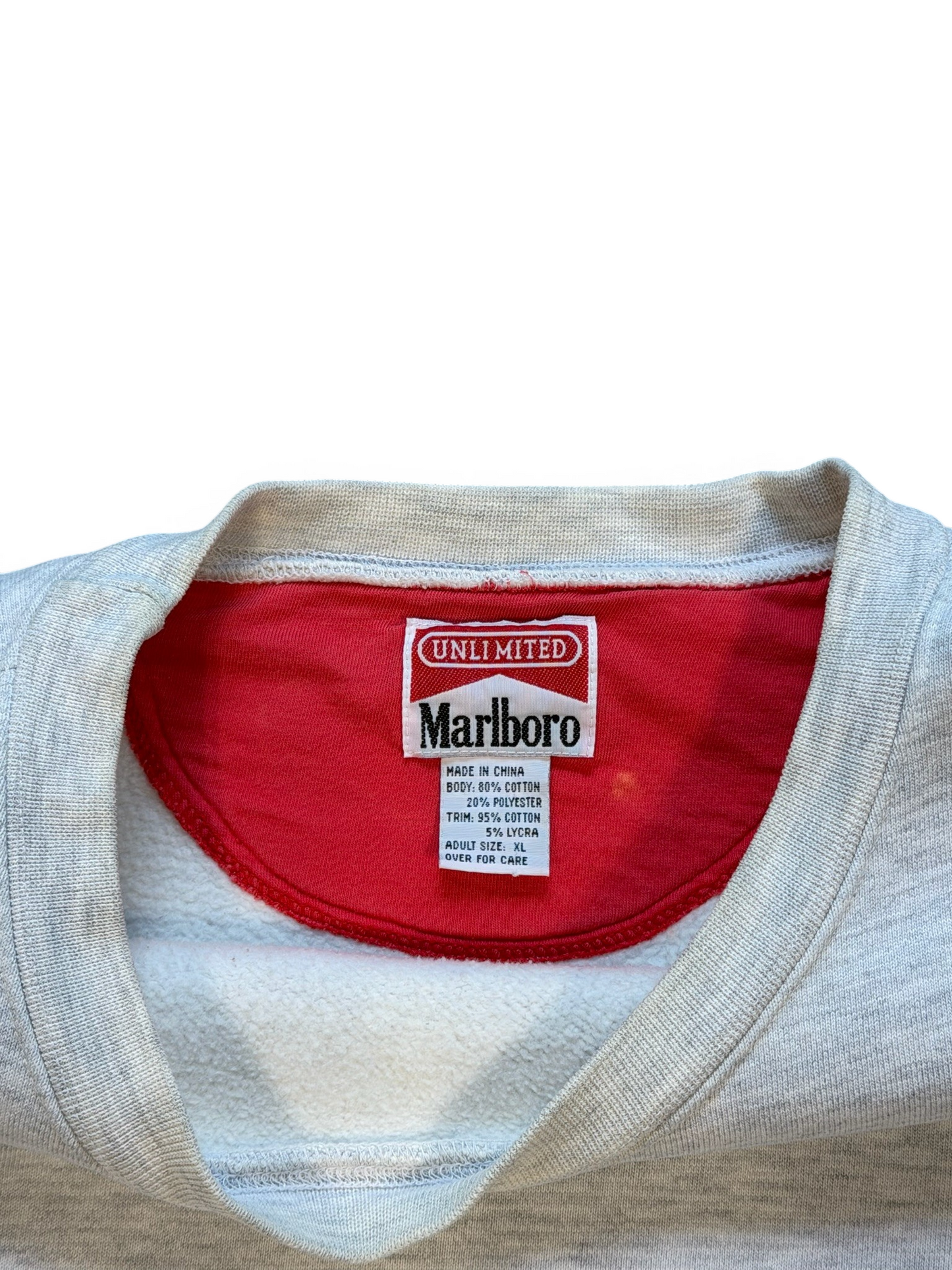 (XL) 90s Marlboro Gecko Grey Sweatshirt