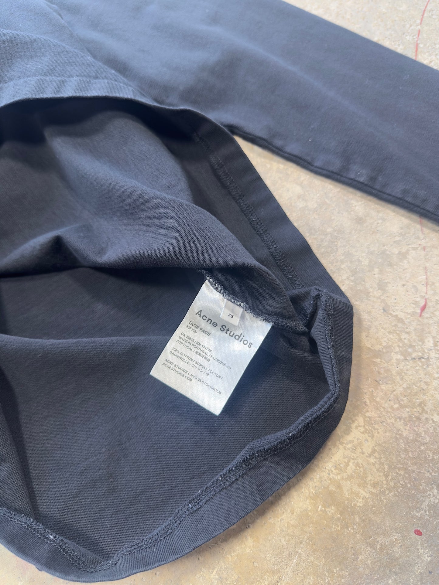 (XS) Acne Studios Black Longsleeve Shirt