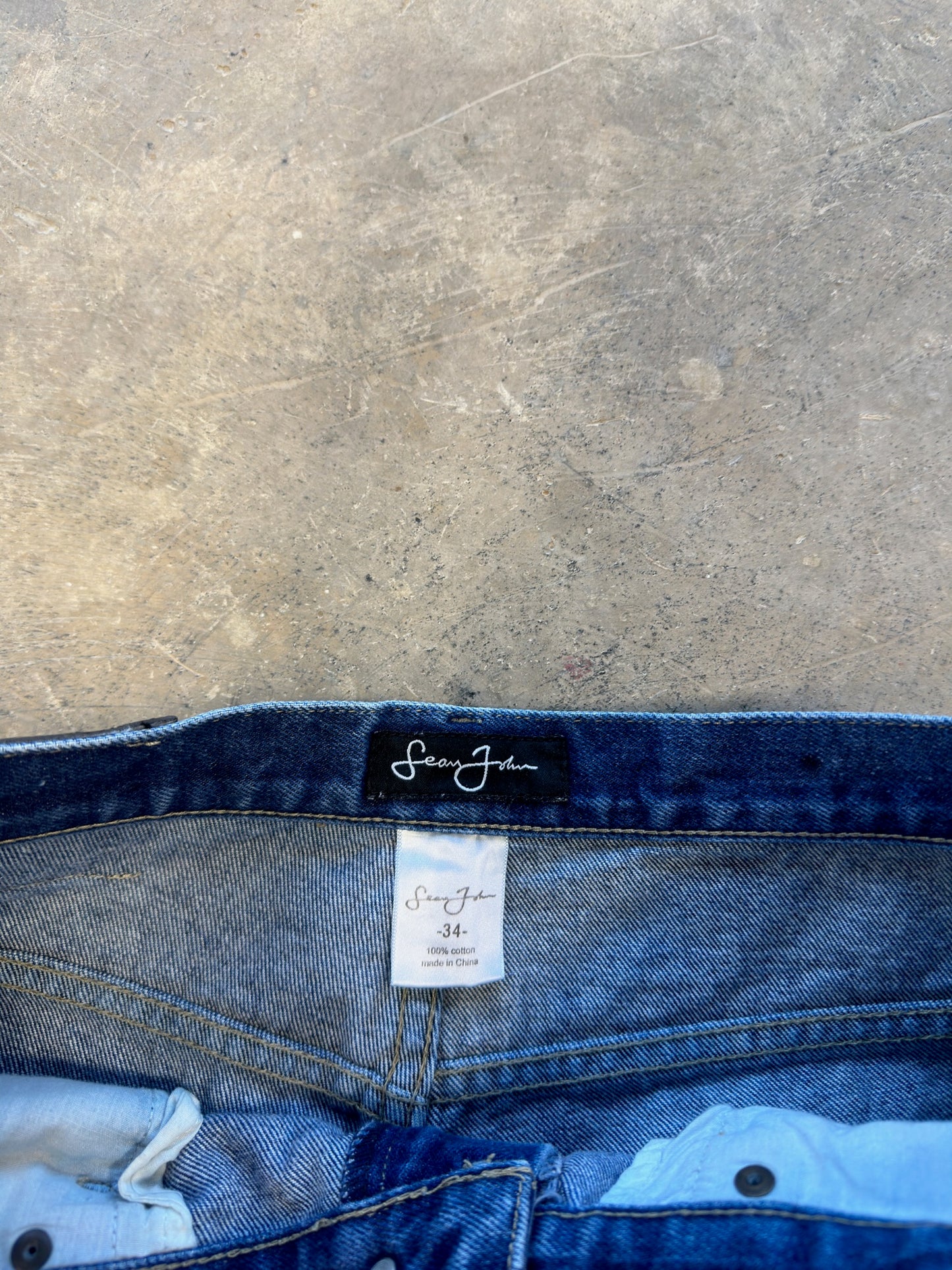 (34 Waist) Y2K Sean Jean Baggy Jeans