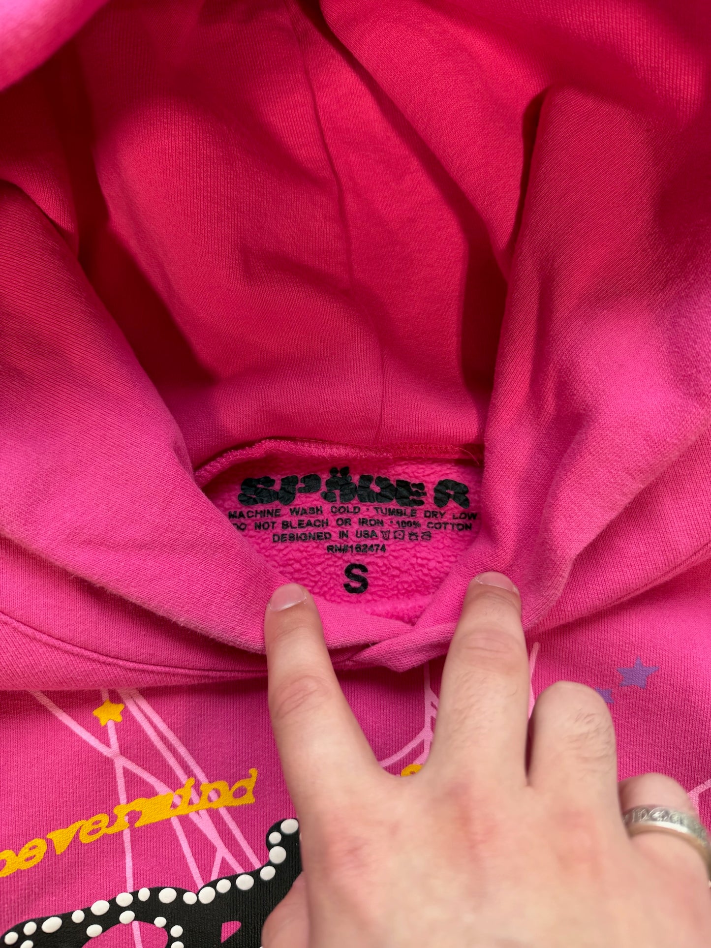 (S) Sp5der Woldwide P*nk Hoodie
