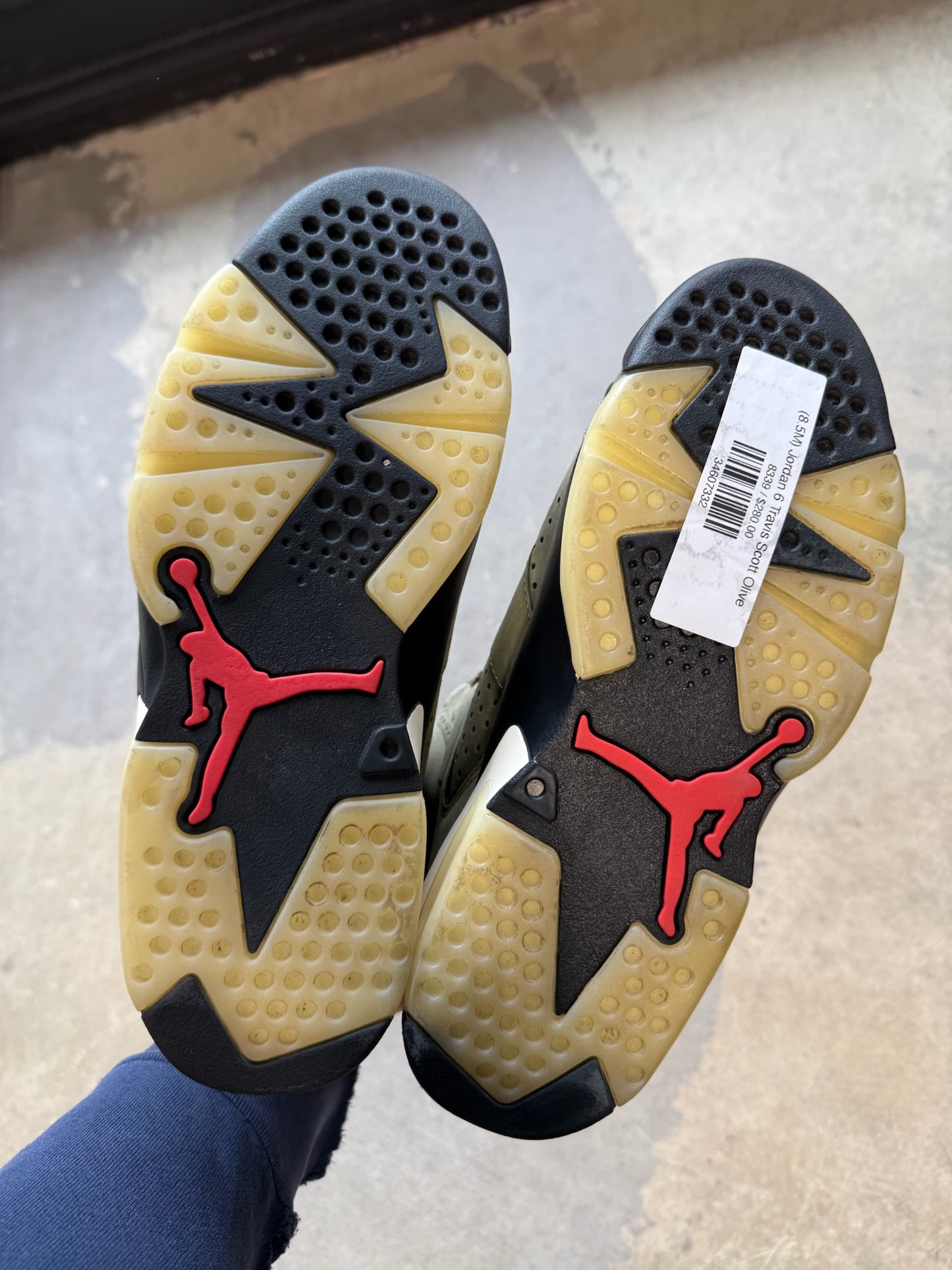 (8.5M) Jordan 6 Travis Scott Olive