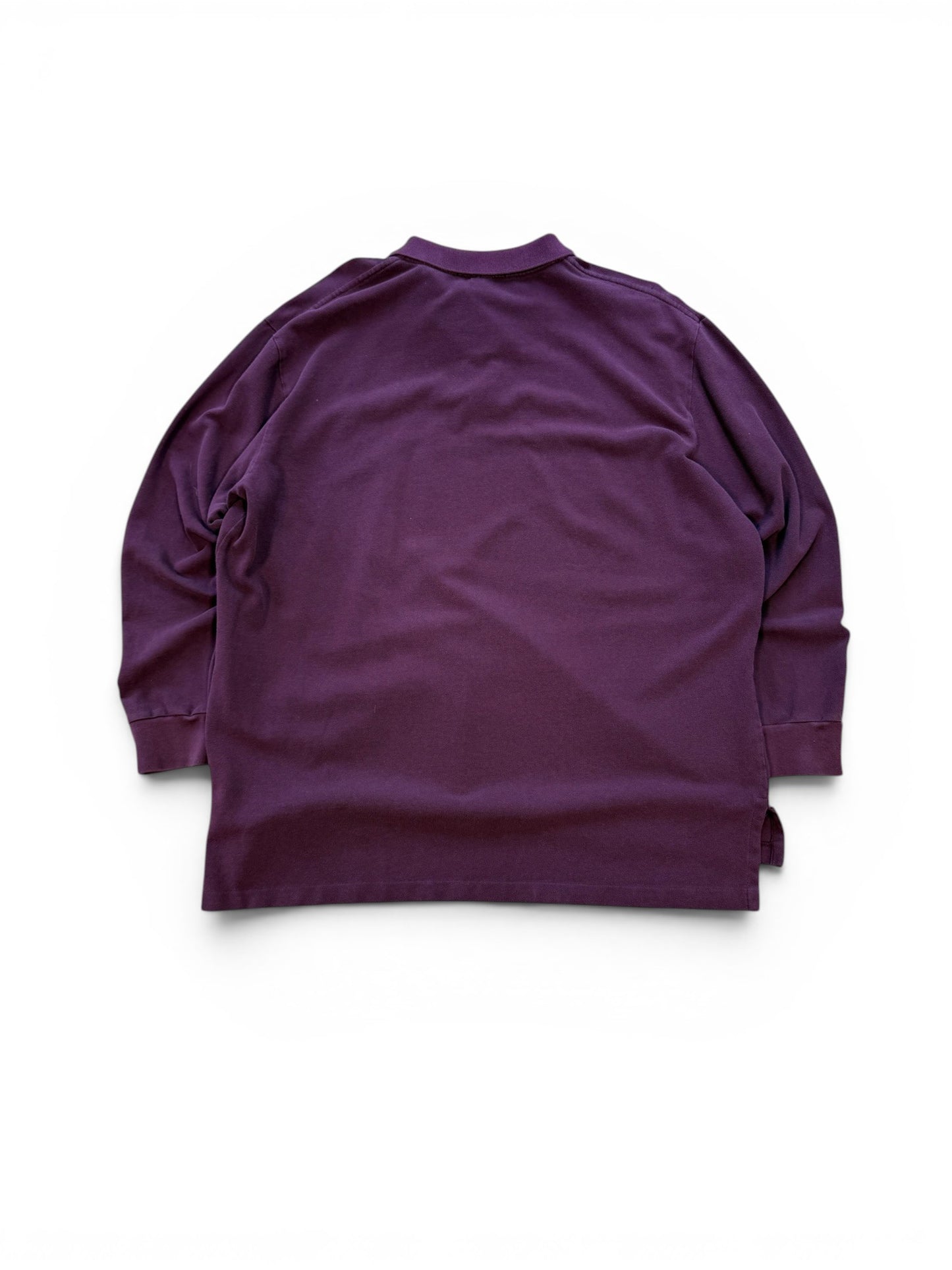(XXL) Vintage Ralph Lauren Polo Burgundy Longsleeve Shirt