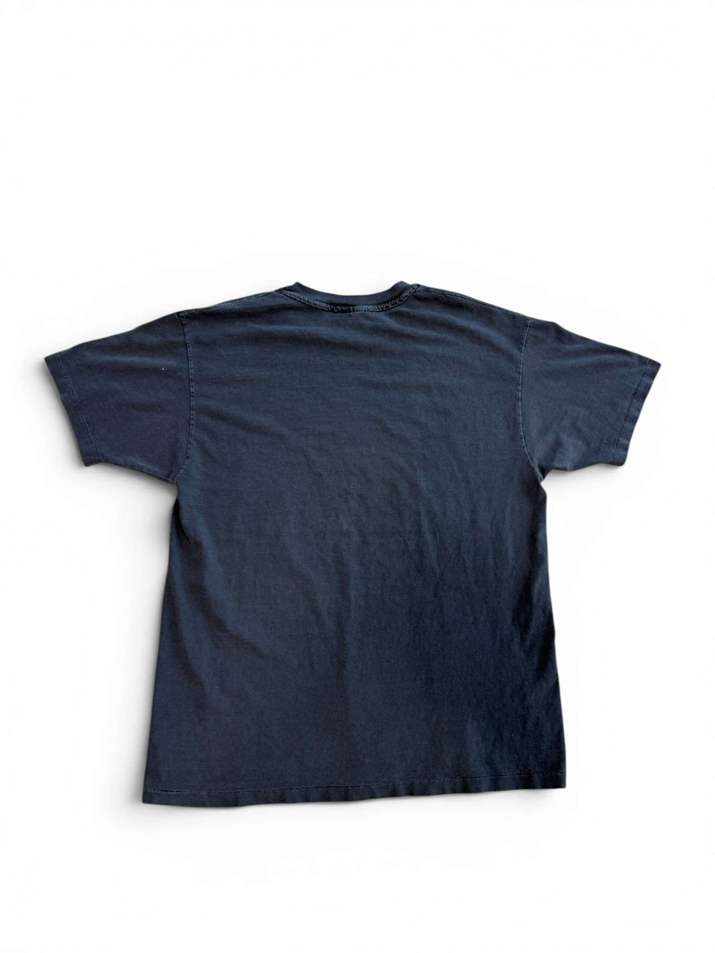 (XL) 90s Chicago Bulls Spellout Faded Tee