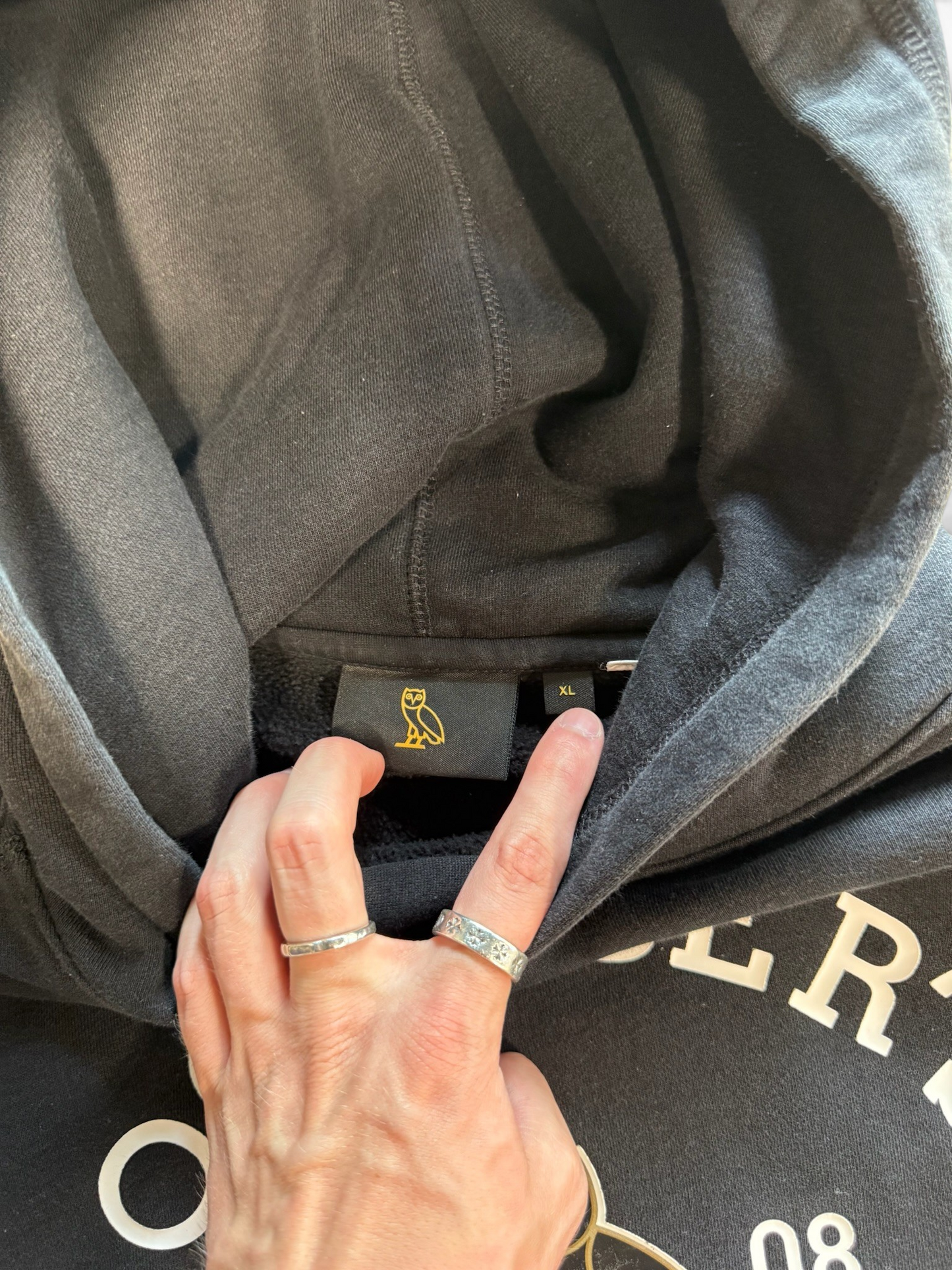 (XL) Octobers Very Own College Logo Hoodie