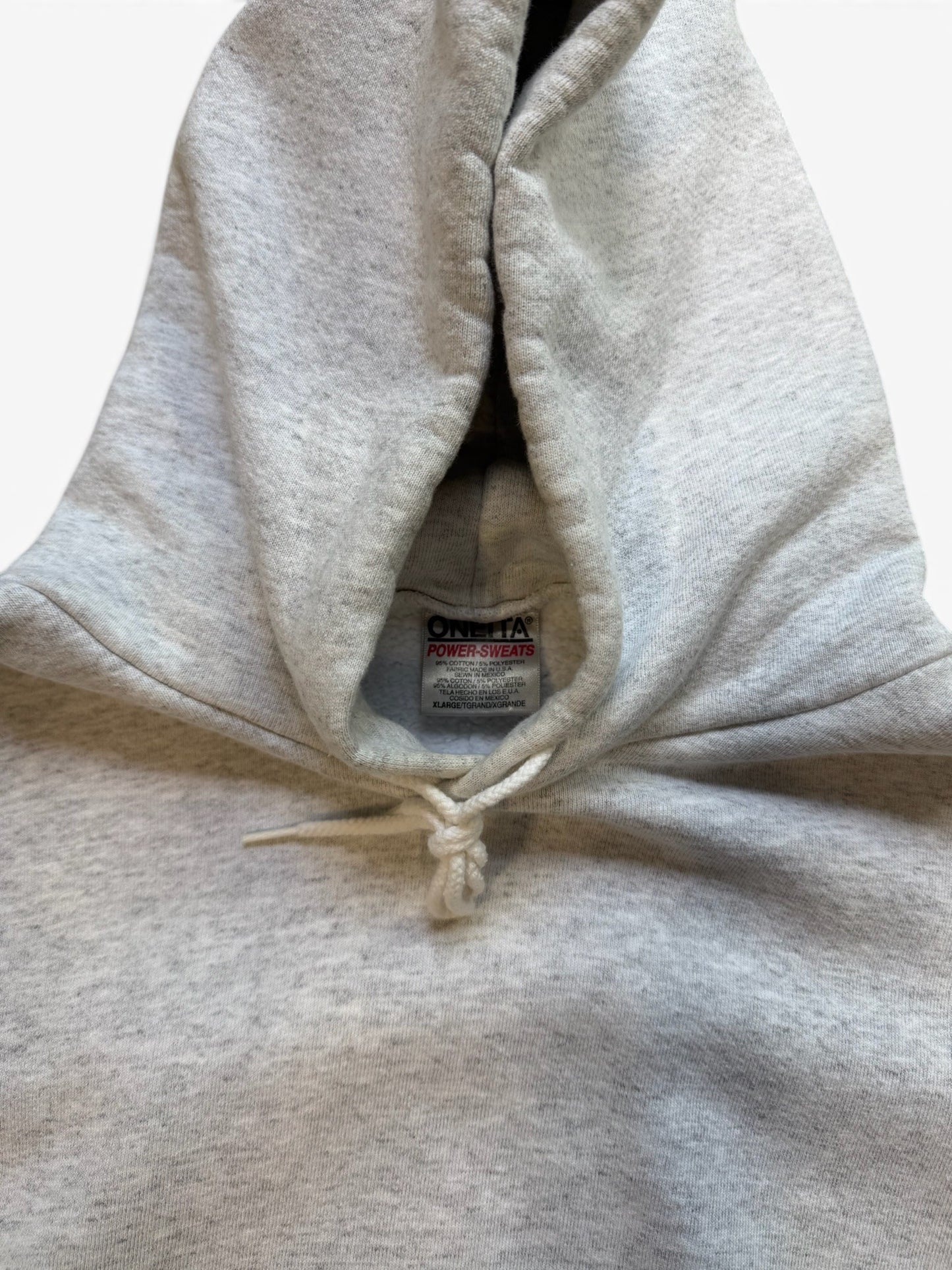 (XL) 90’s Oneita Heather Grey Hoodie