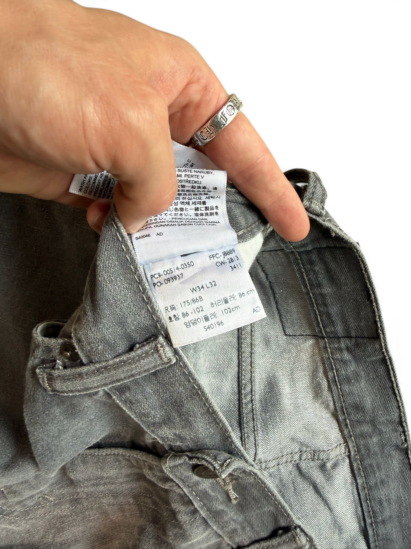 (34W) Levi Strauss Black Jorts
