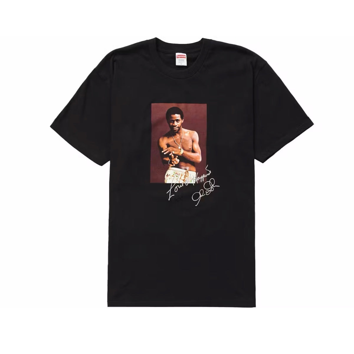 (M) Supreme AL Green Tee Black