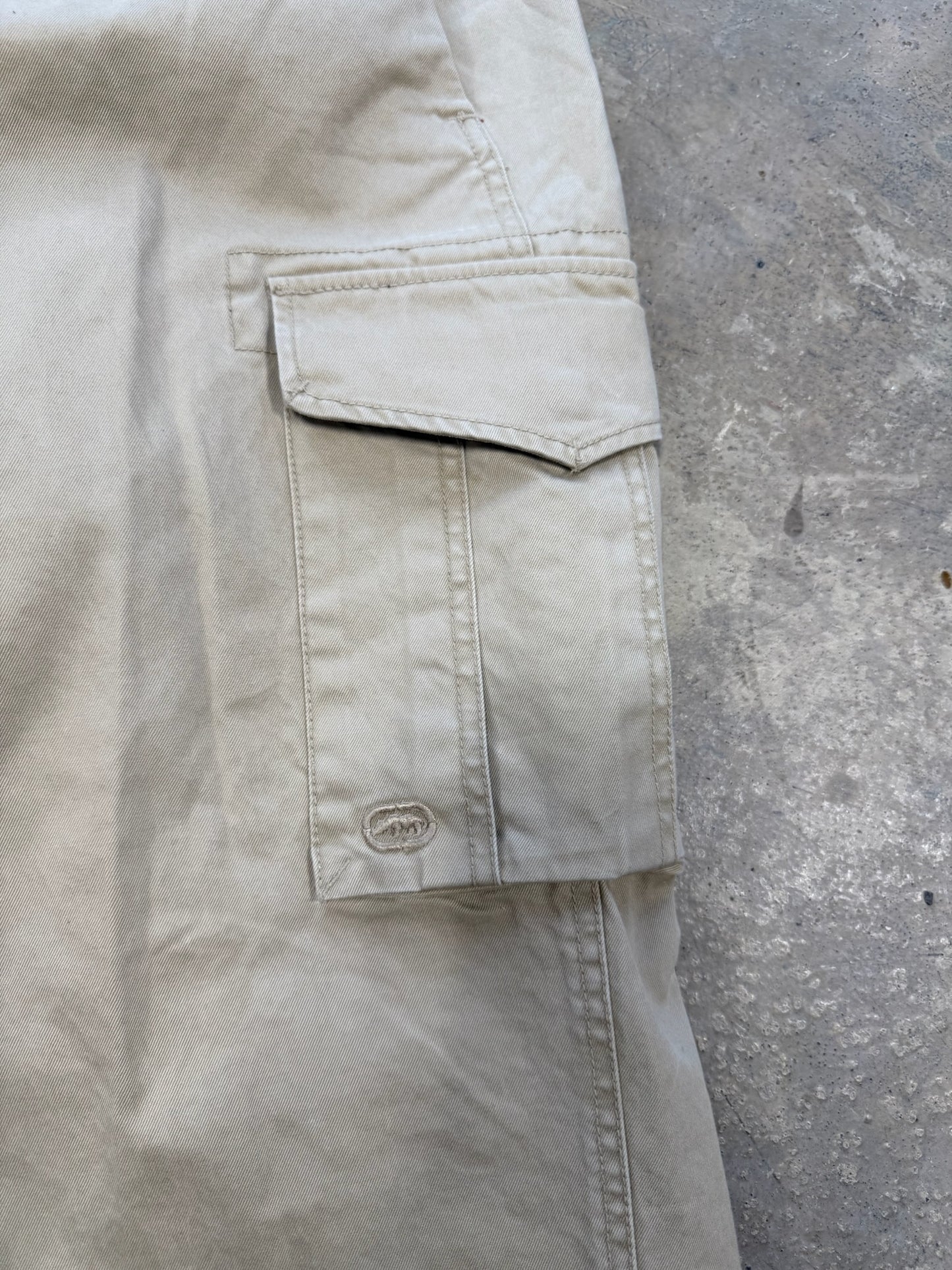 Y2K Ecko Unltd Tan Cargos Sz 30x32"