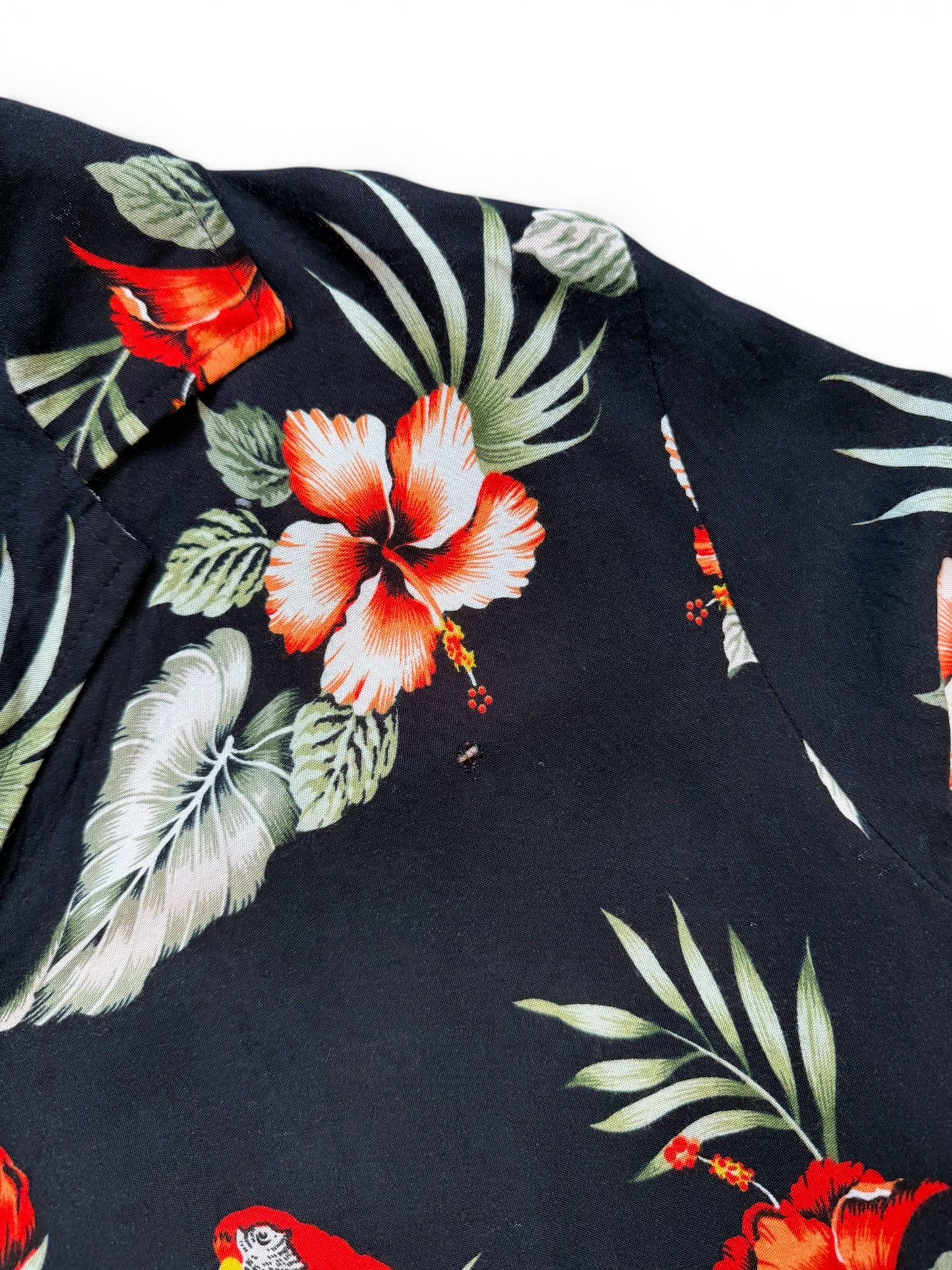 (M) Rhude Falling For You Hawaiian Button Up Shirt