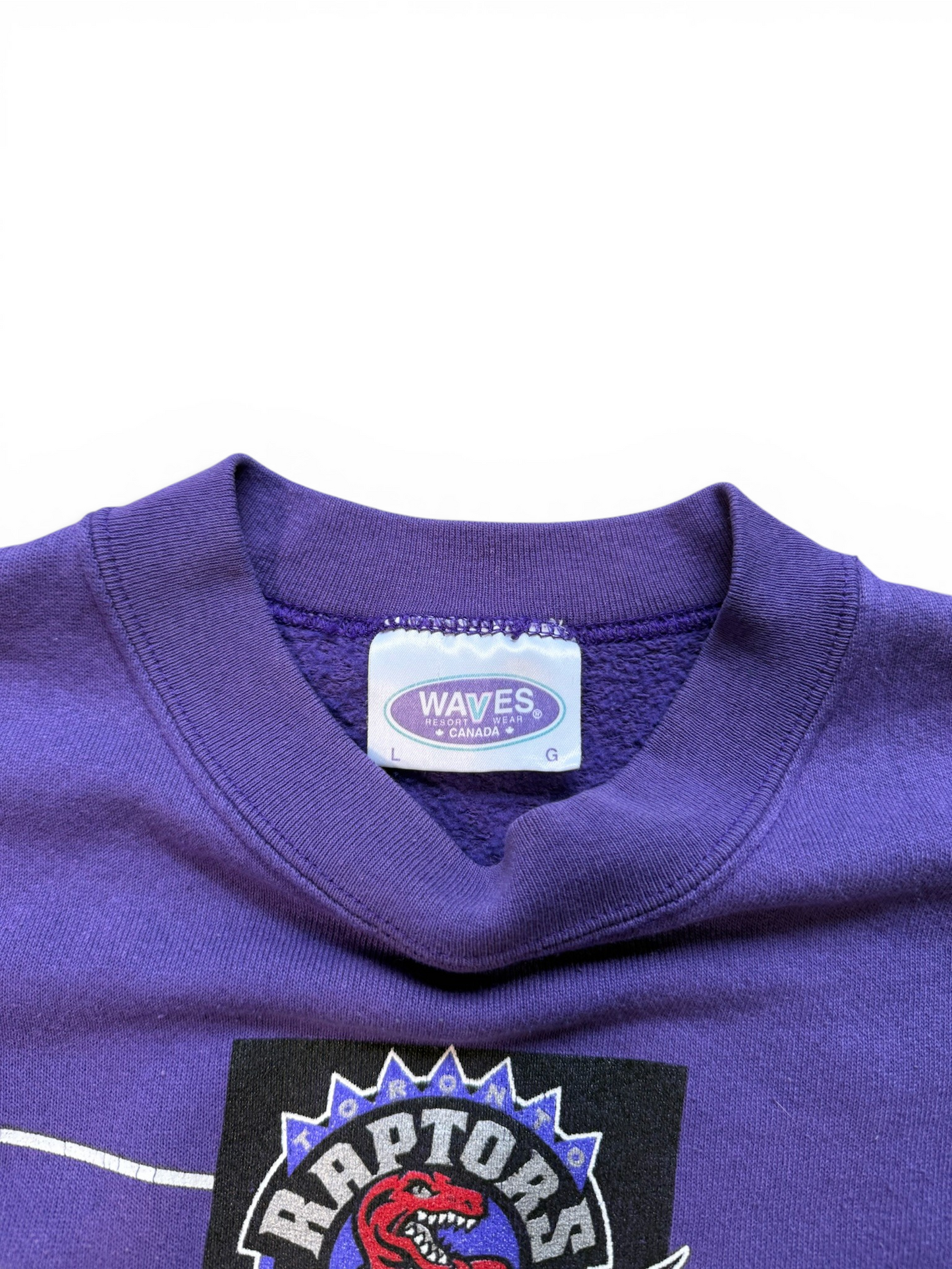 (L) 90’s Toronto Raptors Dino Crewneck