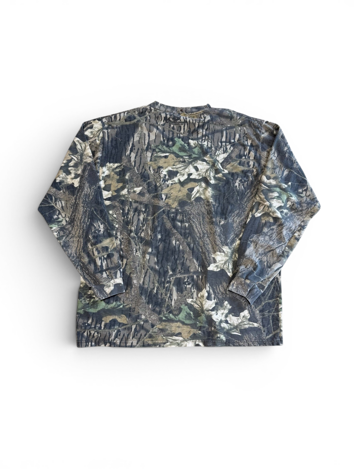 (L) Vintage Mossy Oak Woodland Camo Long Sleeve